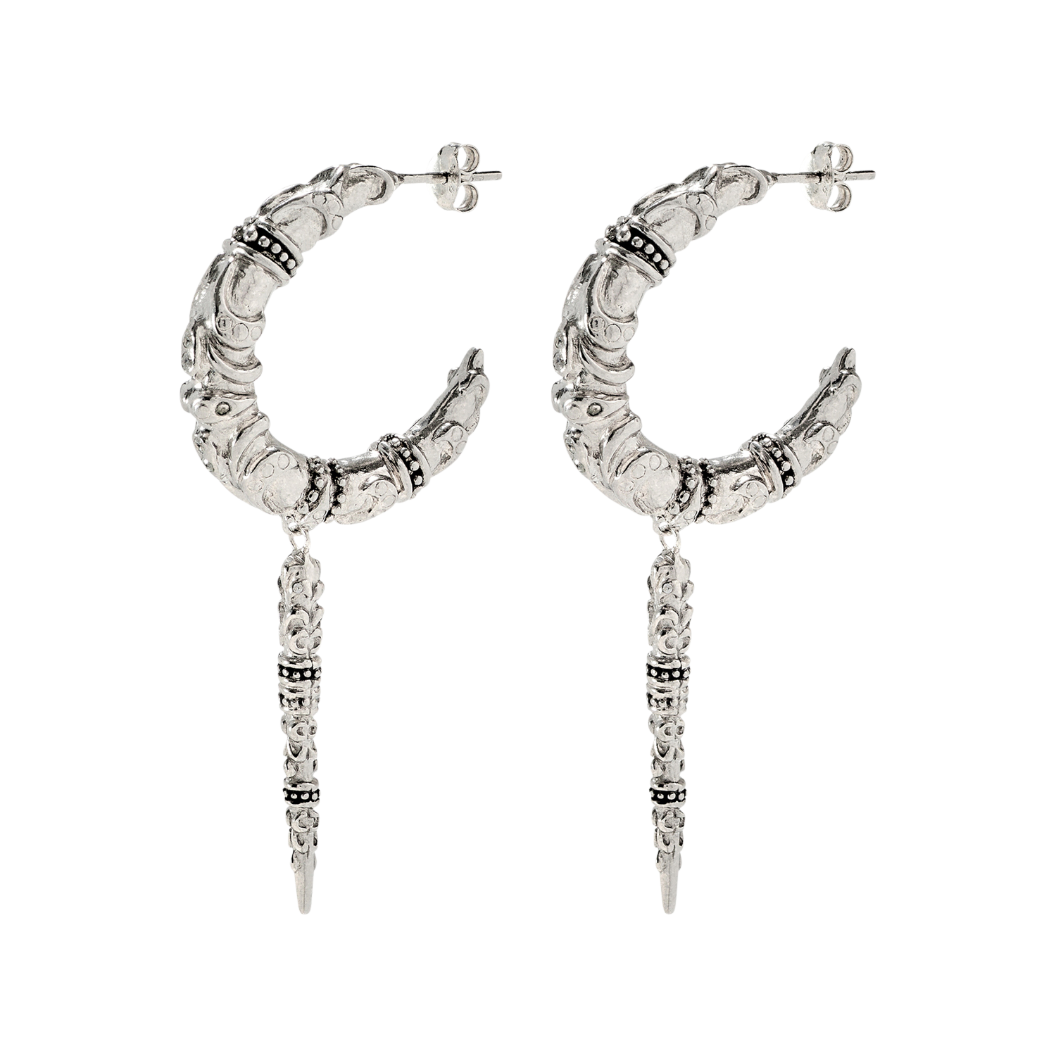 Atlantide drop earrings BA&SH Silver