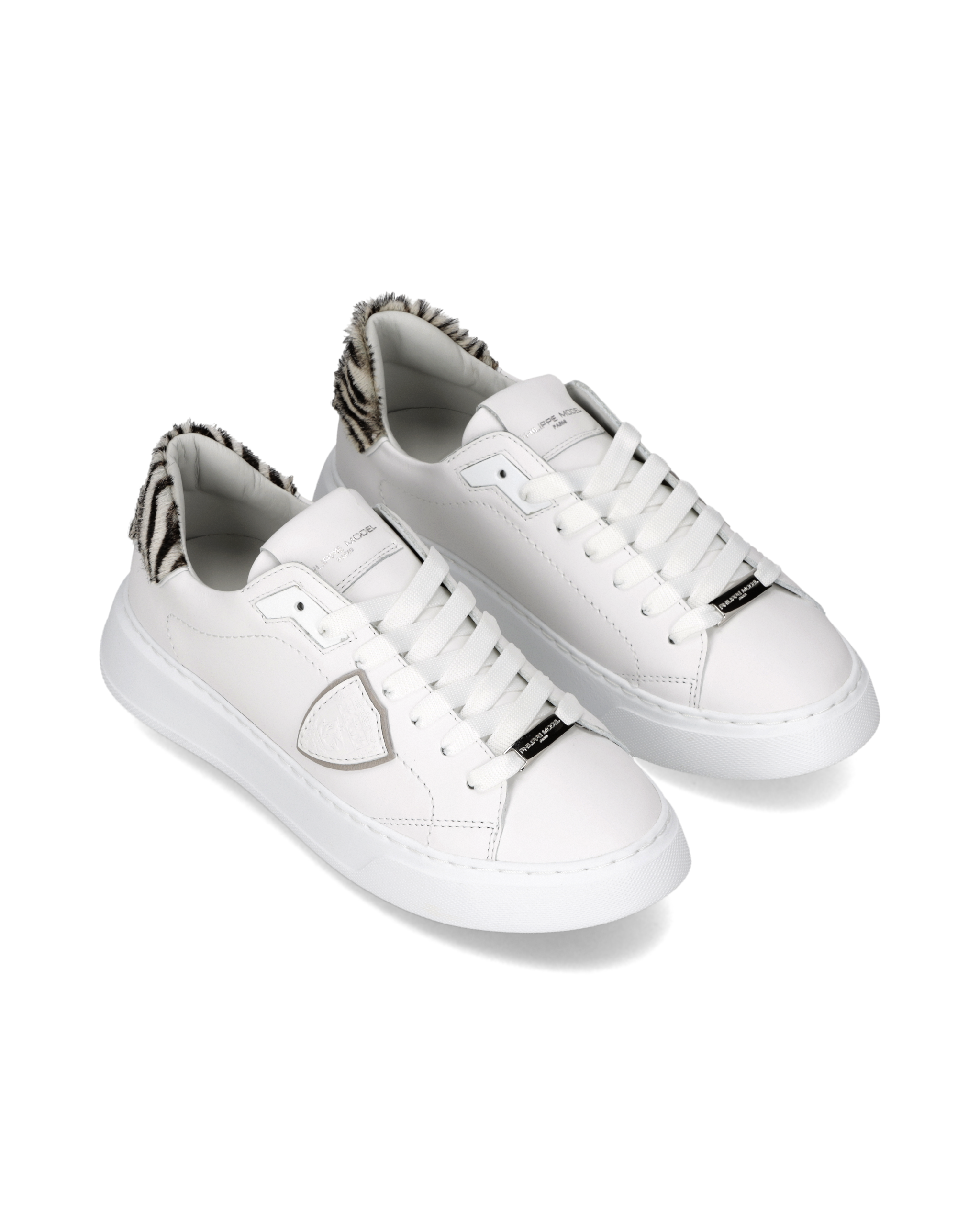 Tennis Temple Sneakers. PHILIPPE MODEL White