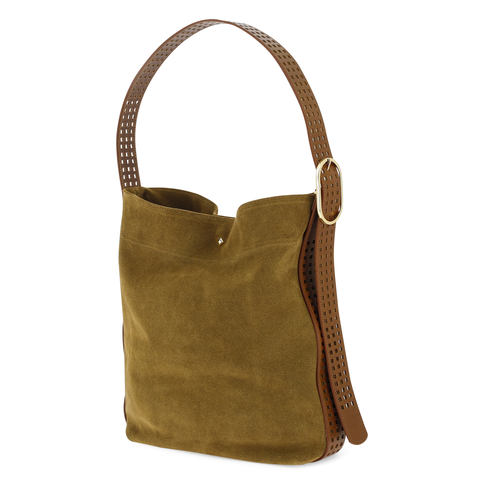 Leder-Umhängetasche HERBERT FRERE SOEUR Braun