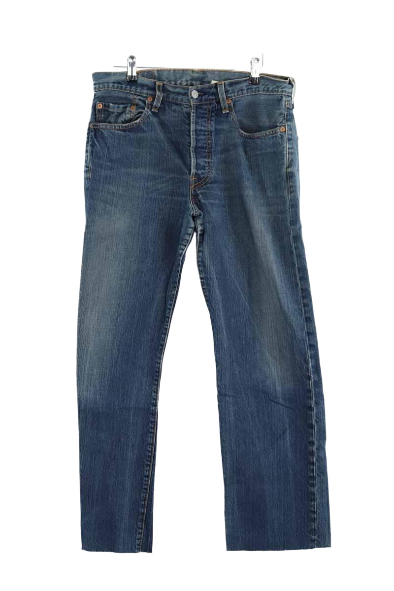 501? straight cotton jeans LEVI'S - Seconde main Blue