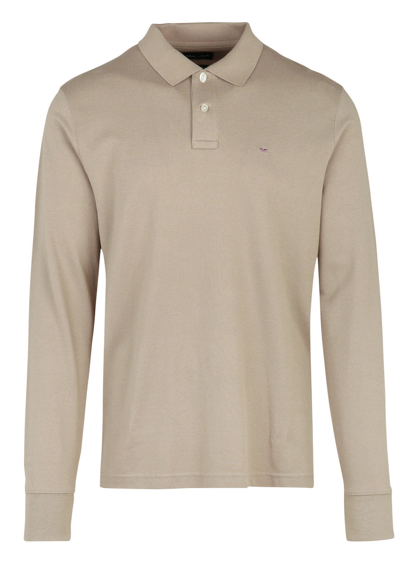 Polo droit en coton EDEN PARK Beige