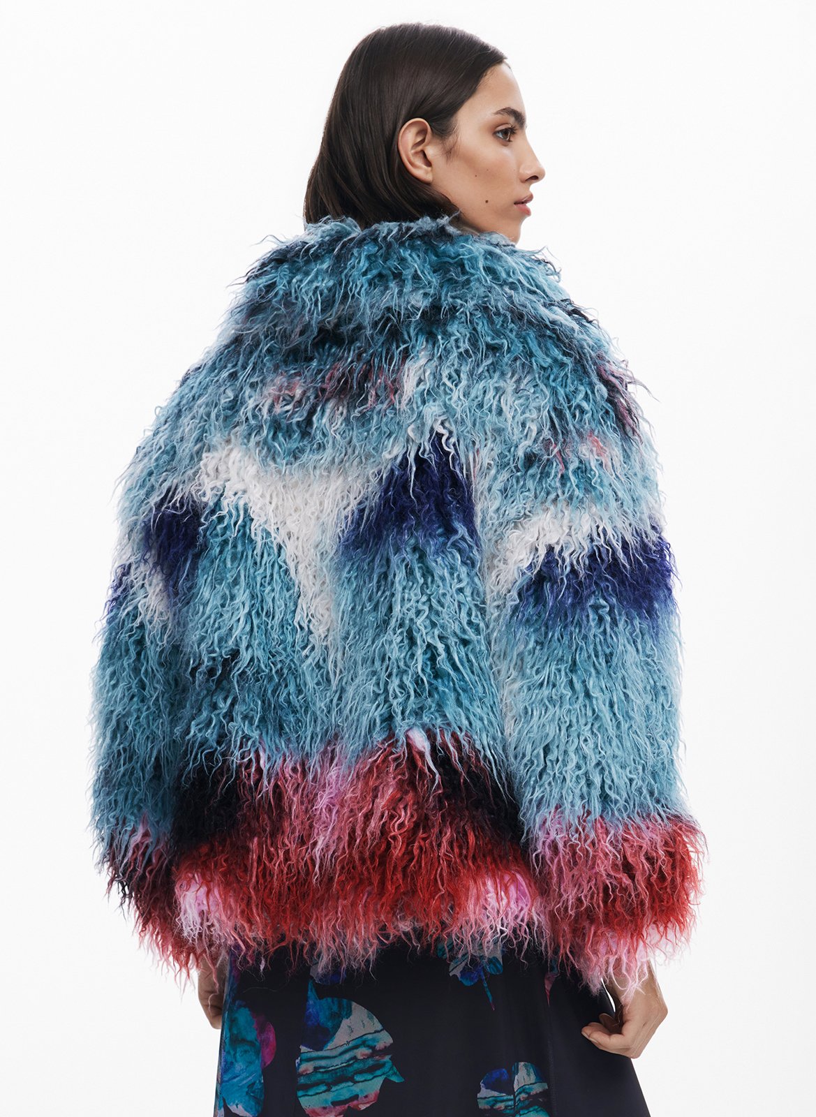 Giacca in ecopelliccia sfumata DESIGUAL Multicolore