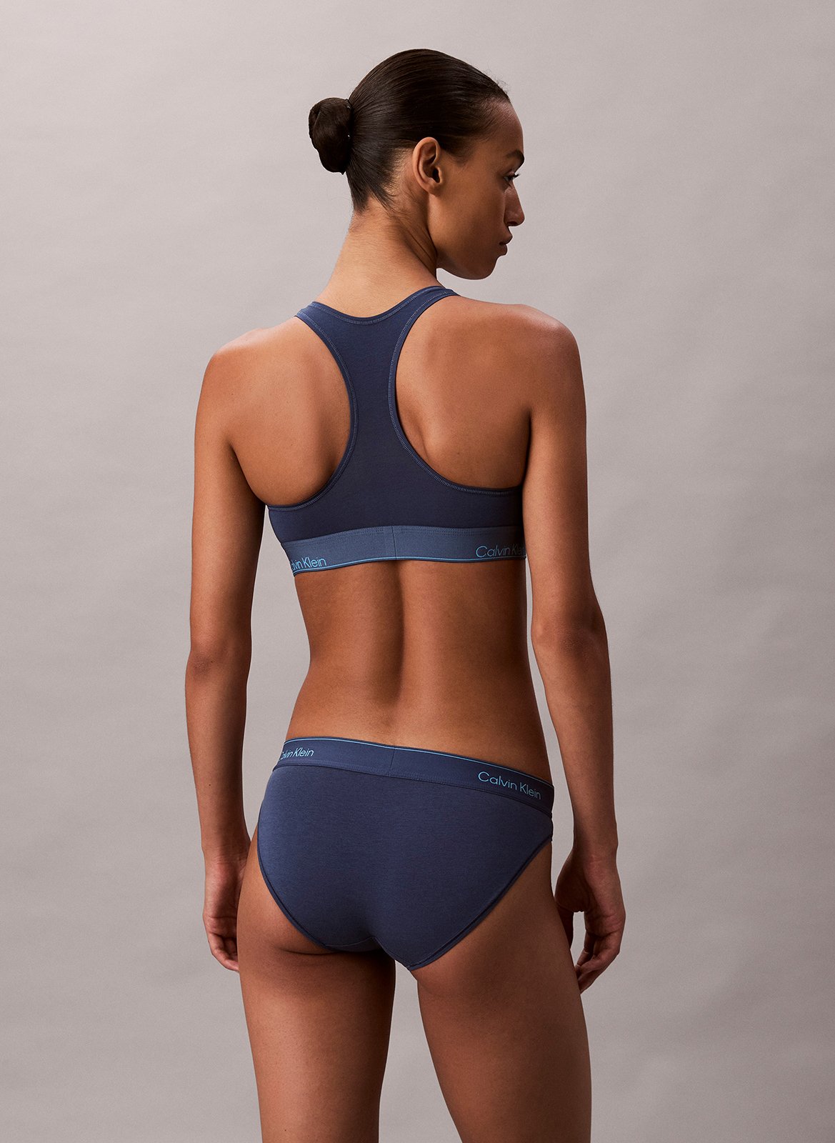 Brassière en coton mélangé CALVIN KLEIN UNDERWEAR Bleu