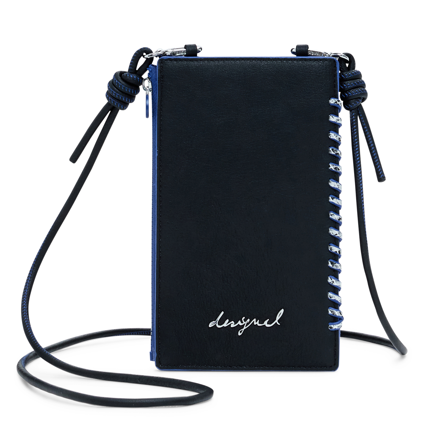 Pochette de téléphone effet cuir DESIGUAL Noir