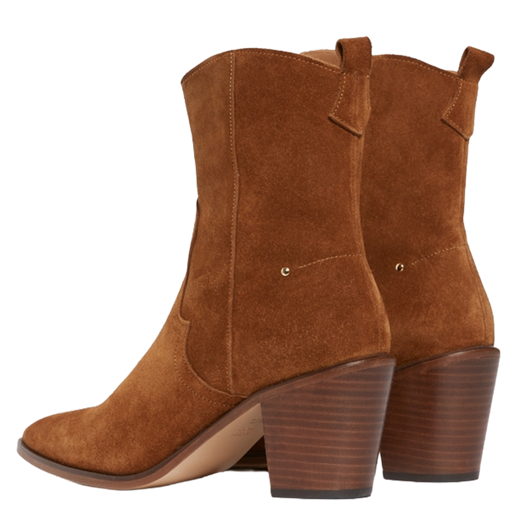Bottines en cuir VANESSA BRUNO Marron