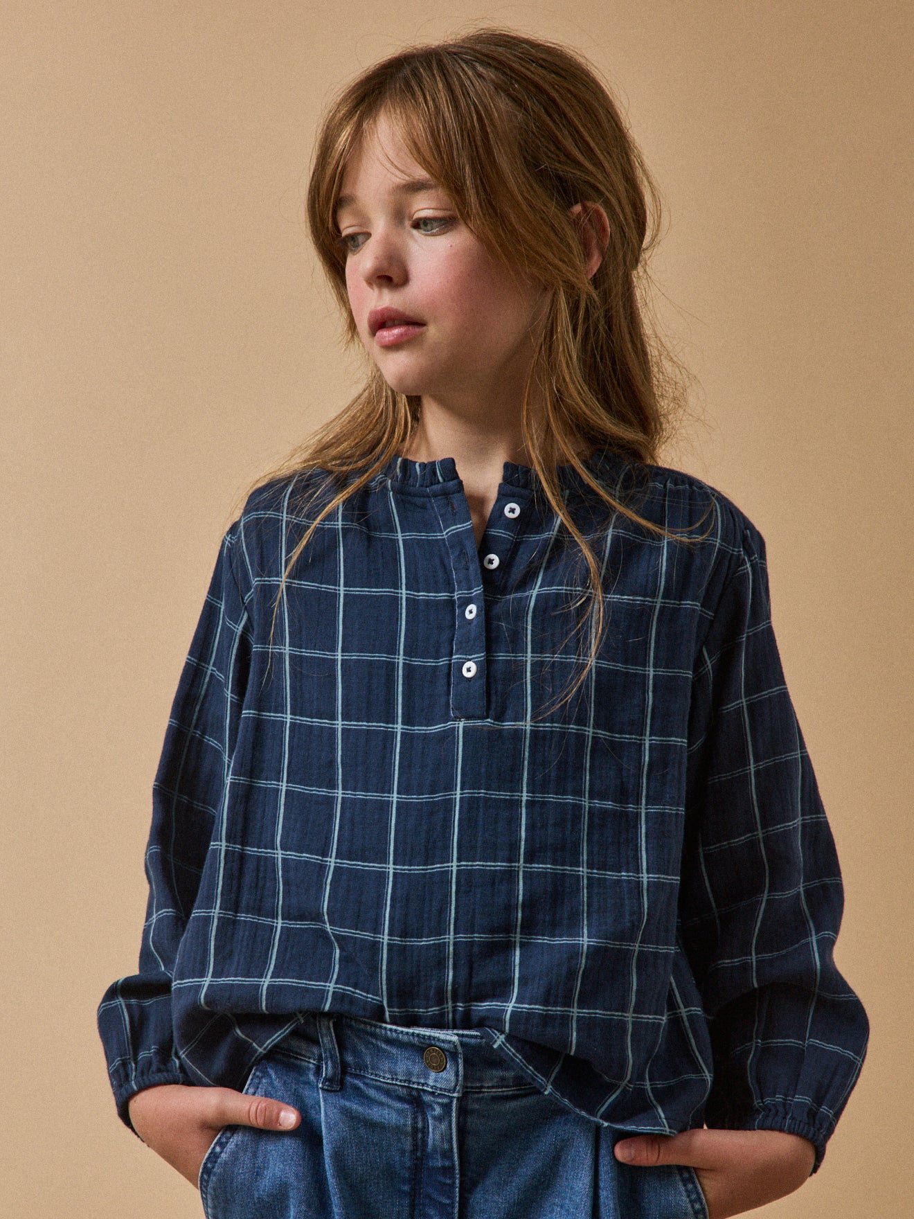 Cotton gauze Blouse CYRILLUS Blue