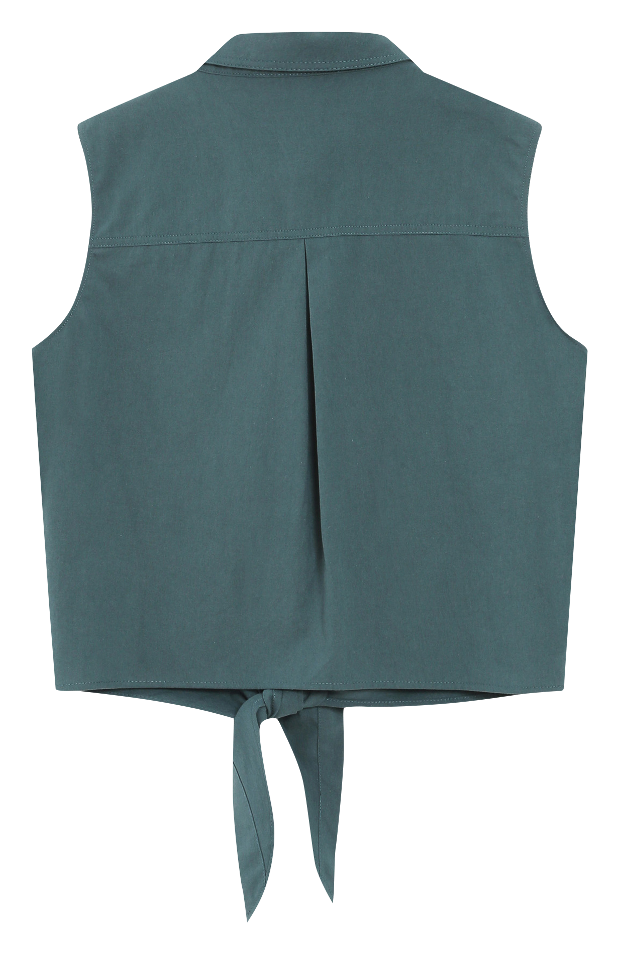 Chemise droite col classique en coton GRACE ET MILA Vert