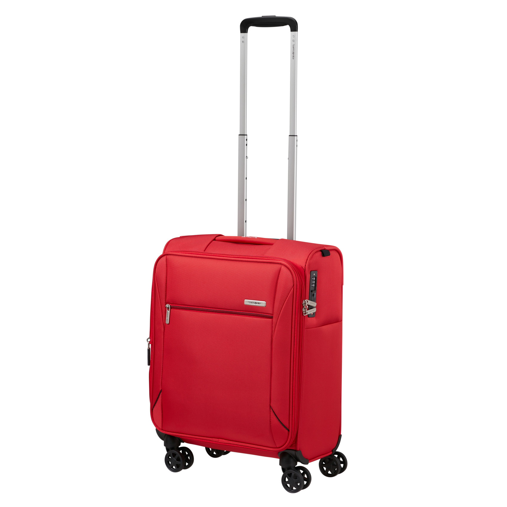 Base Breeze 4-Wheel Cabin Suitcase Size S SAMSONITE Red