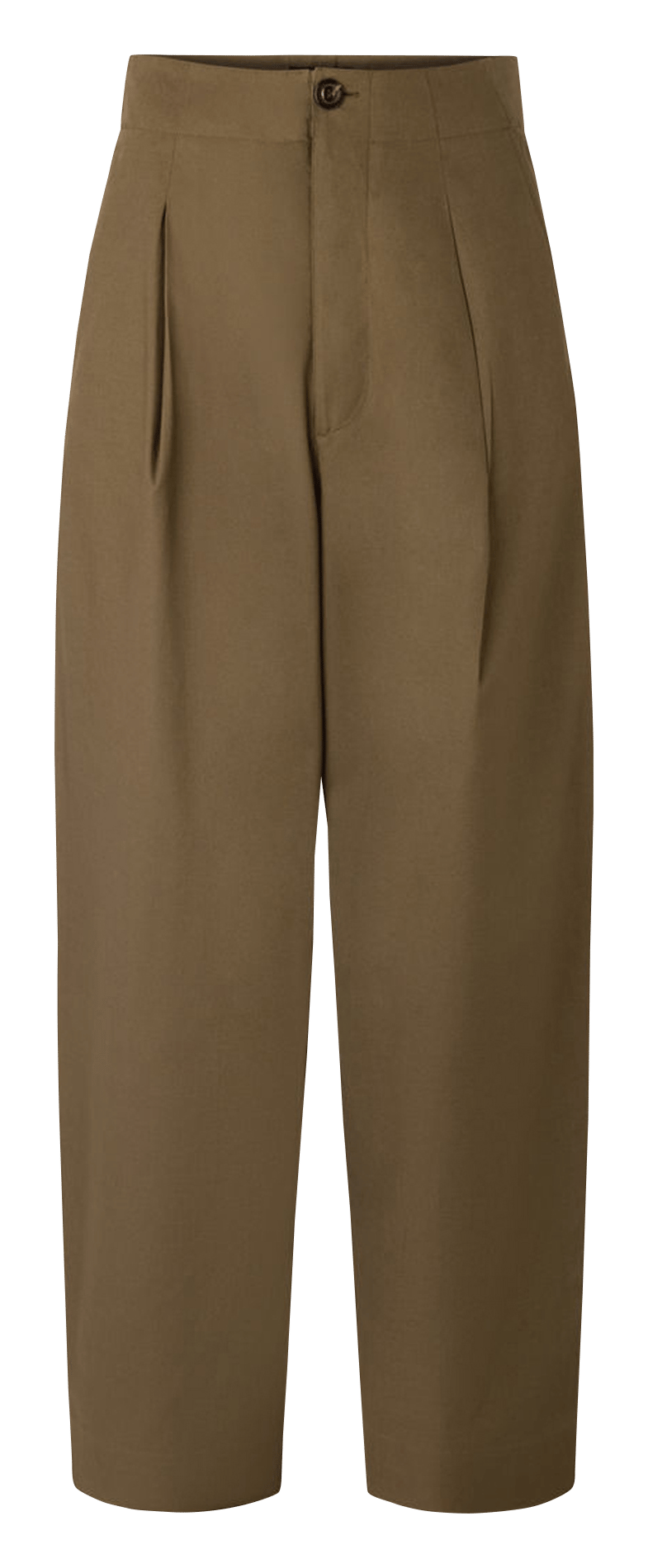 Gerade geschnittene Baumwollhose SOEUR Khaki
