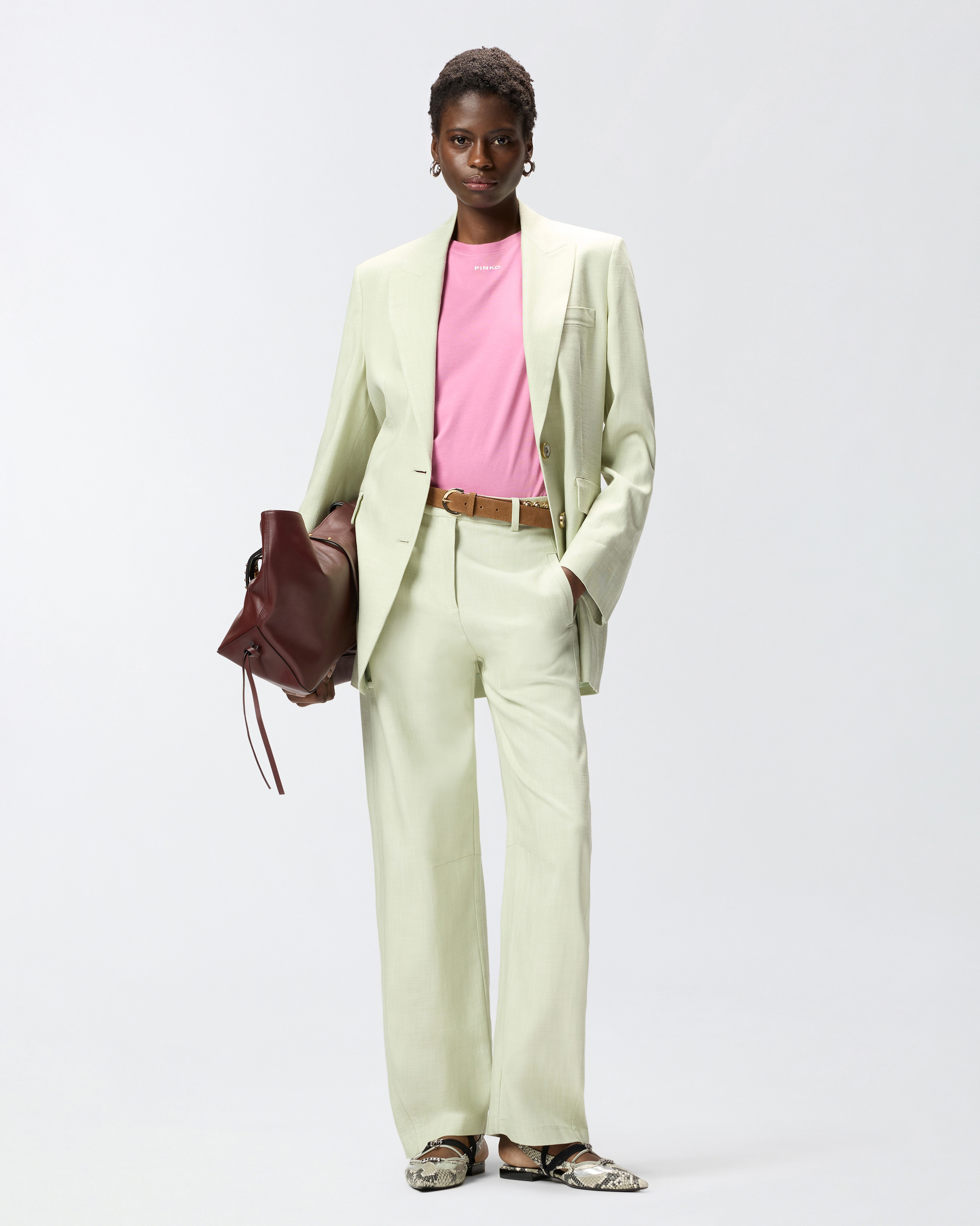 T-shirt à logo pinko PINKO Rose