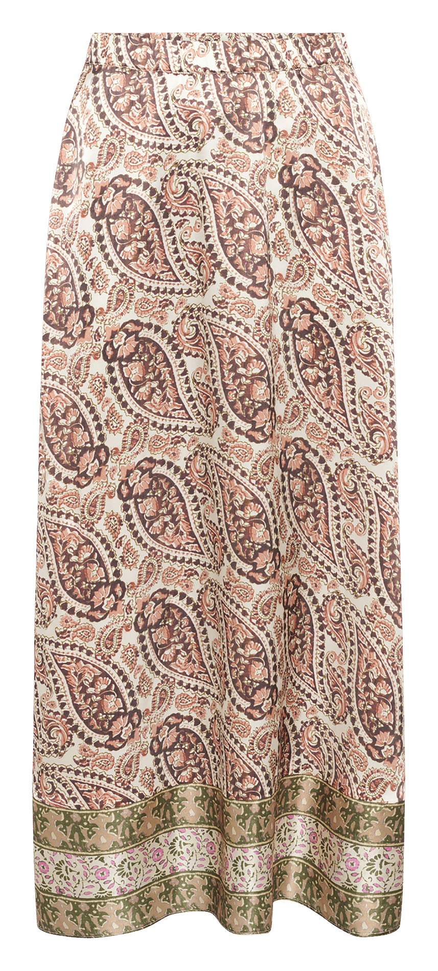 Jupe longue imprimée en soie GERARD DAREL Noir