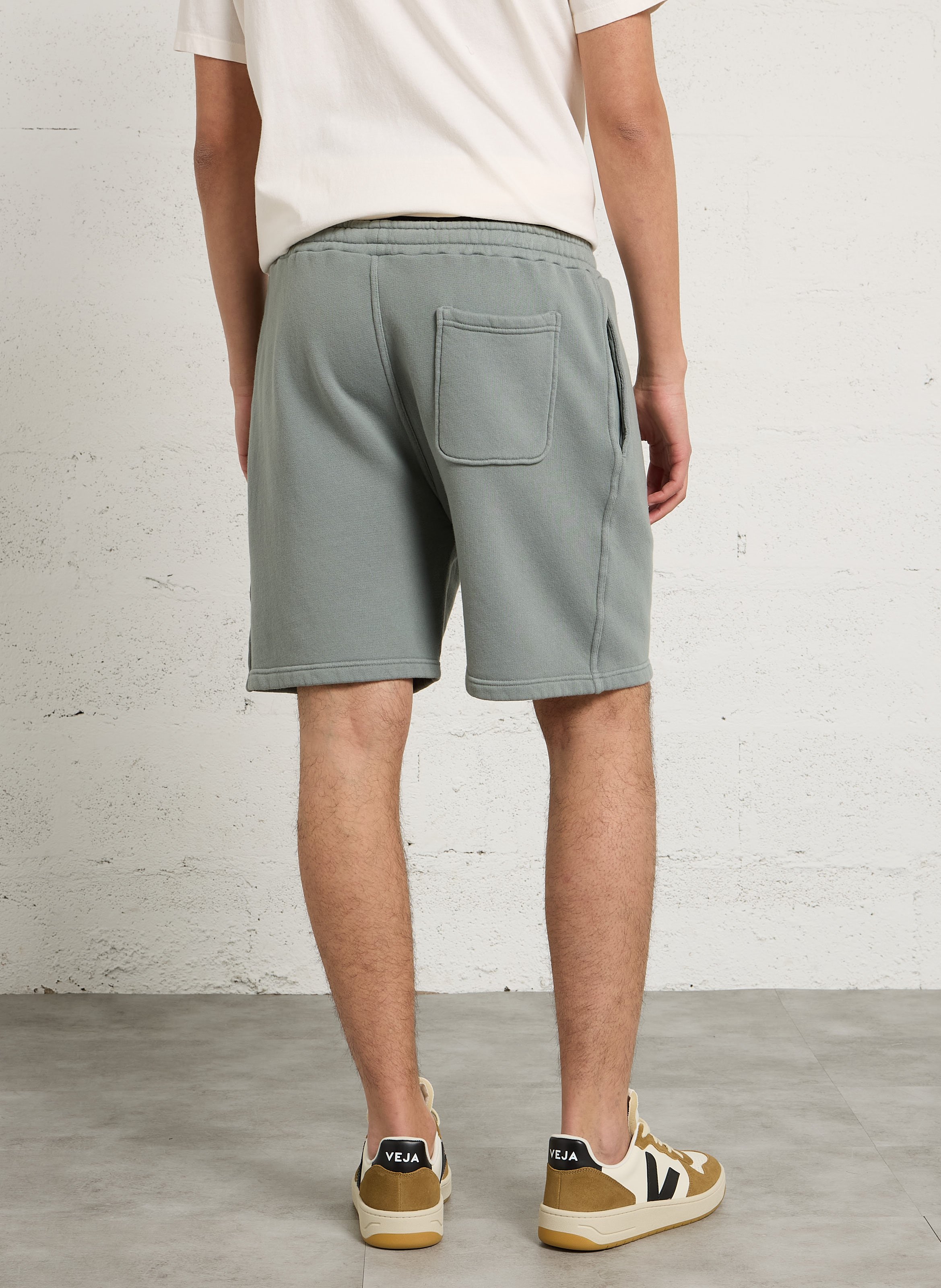 Gerade geschnittene Baumwollshorts HARTFORD Grau