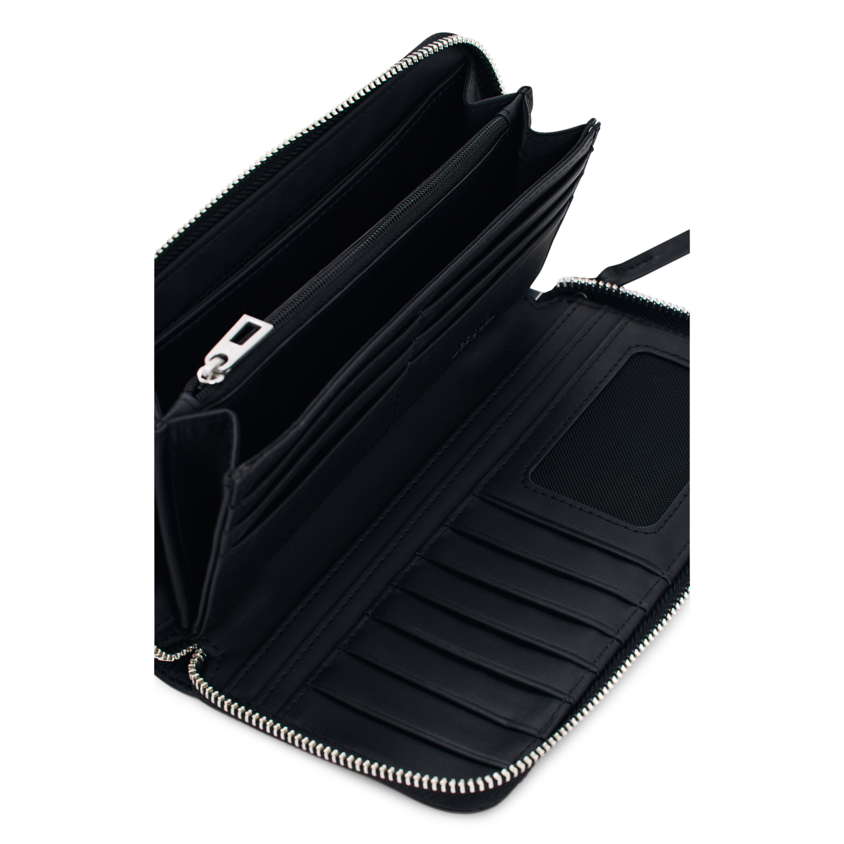 Porte-monnaie zippé à motifs DESIGUAL Noir