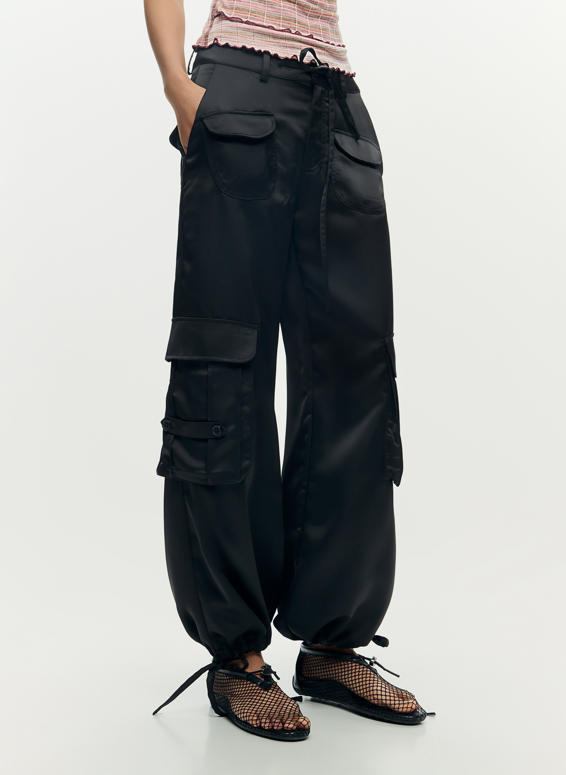 Cargo pants DESIGUAL Black