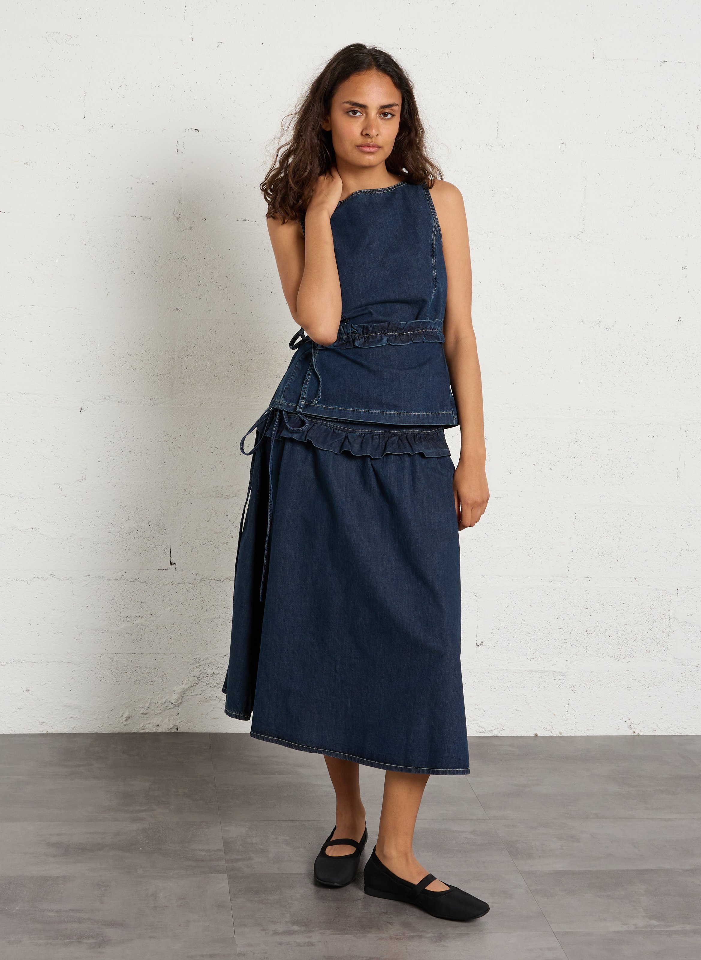 Ballerines à bout carré VAGABOND Noir