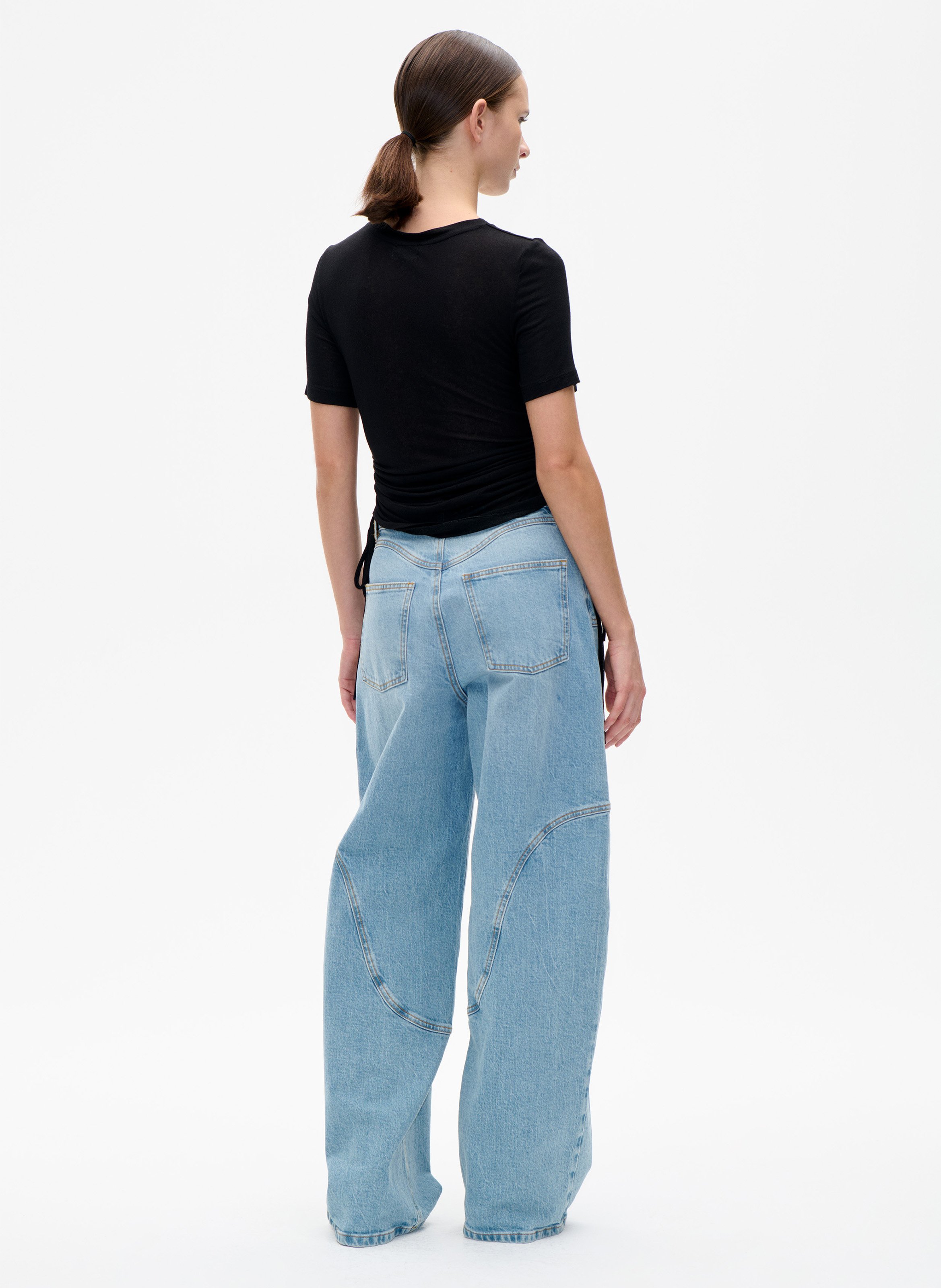 High-waisted wide leg jeans BAUM UND PFERDGARTEN Blue