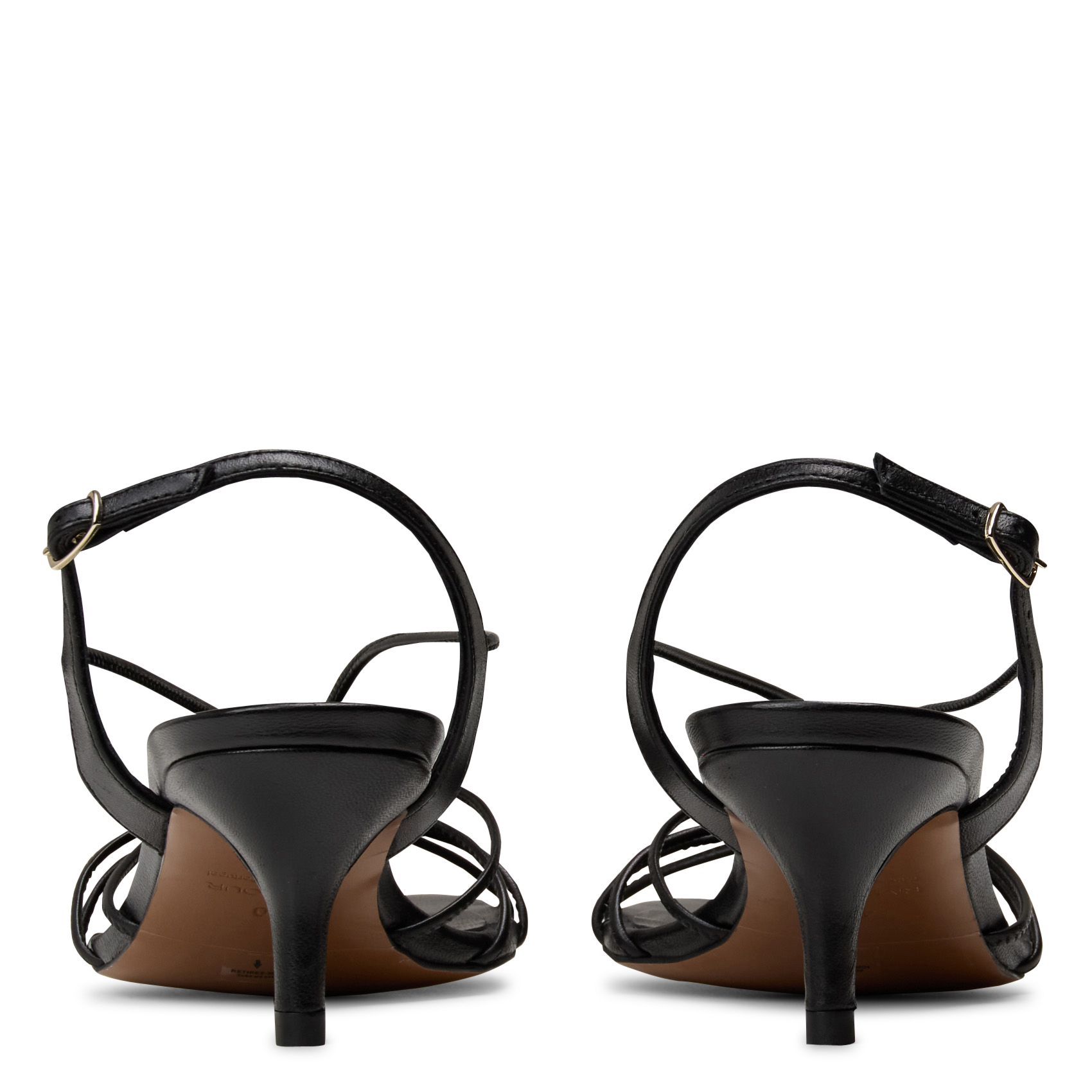 Alice - Ledersandalen mit Absatz RIVECOUR Schwarz