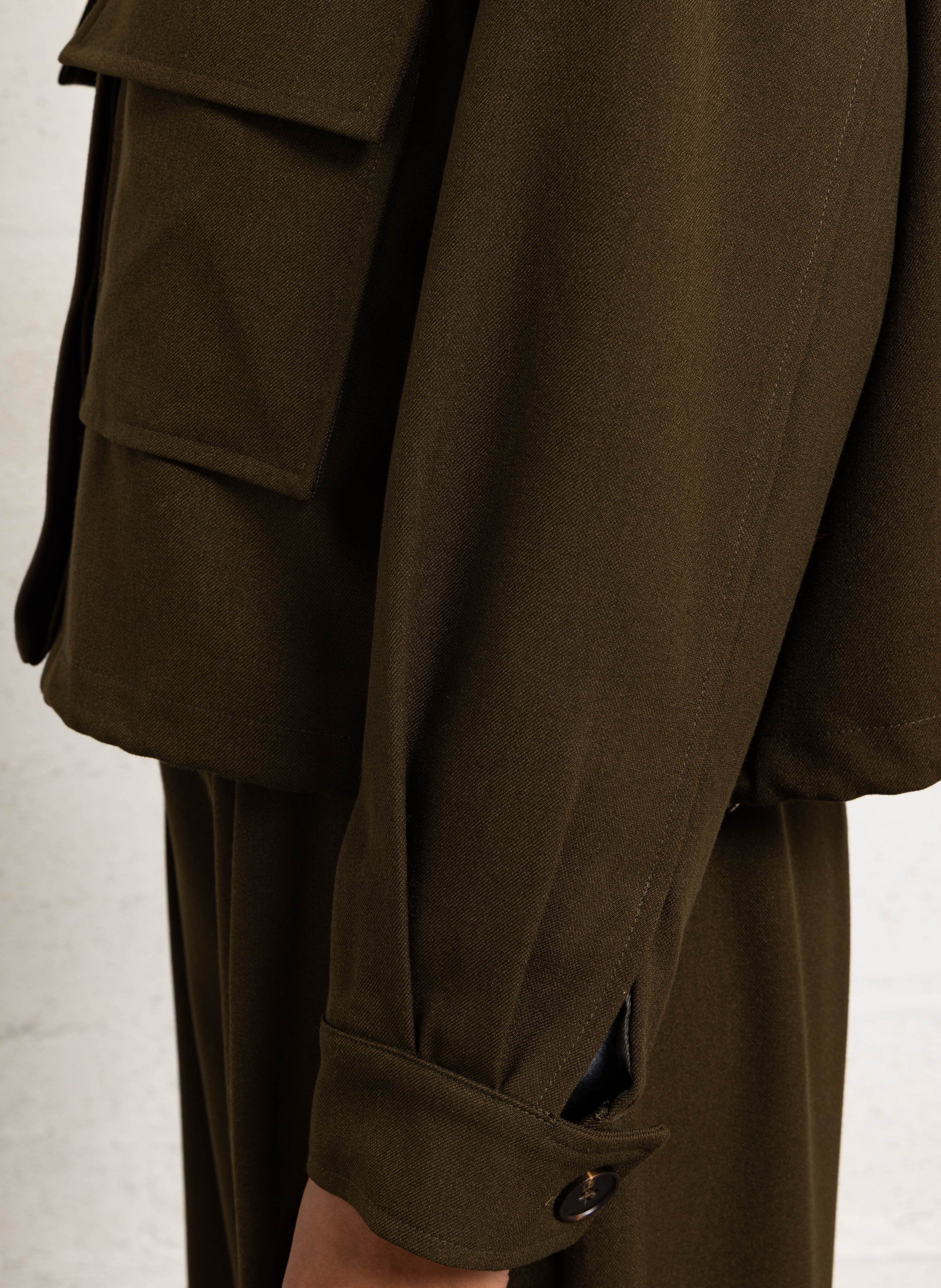 Jacke mit Stehkragen SUNCOO Khaki