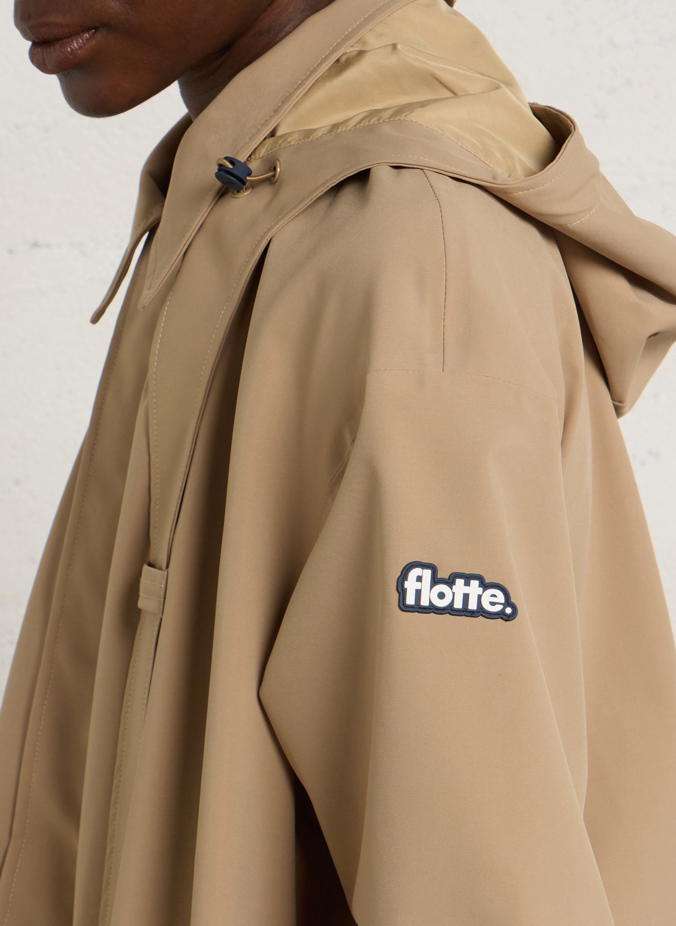 Regenjacke mit klassischem Kragen FLOTTE Beige