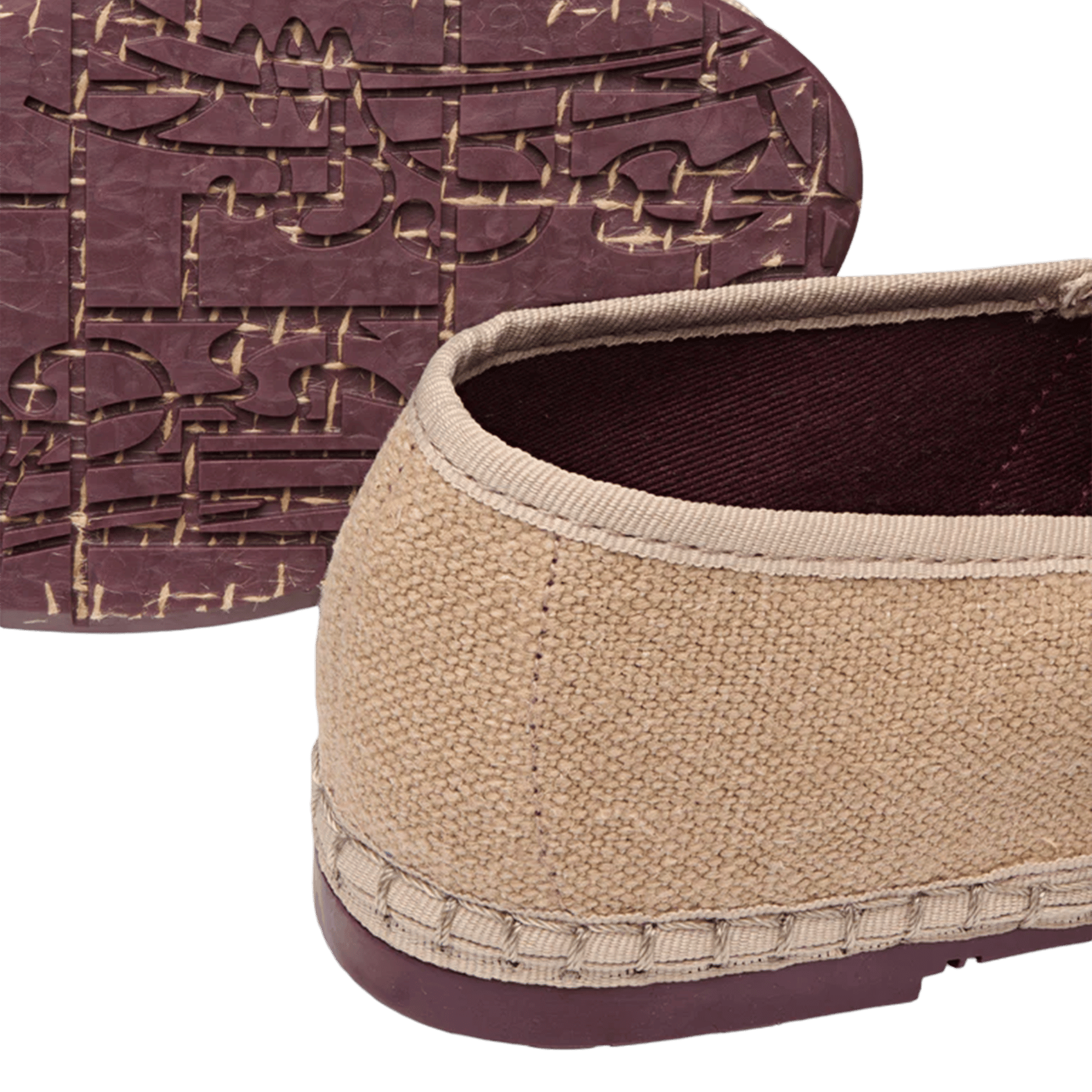 Ballerines en coton FLABELUS Marron