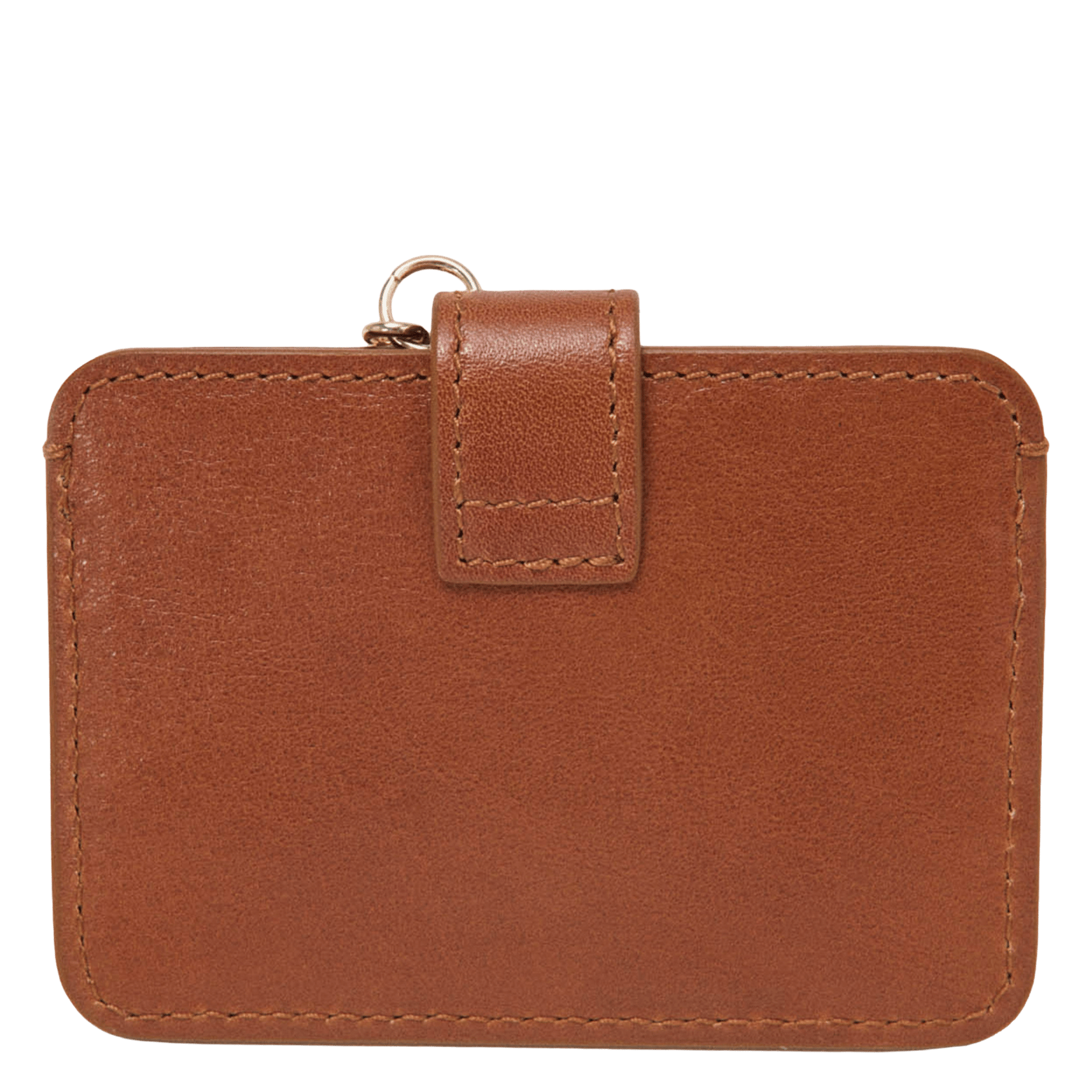 Porte-cartes en cuir MAJE Marron