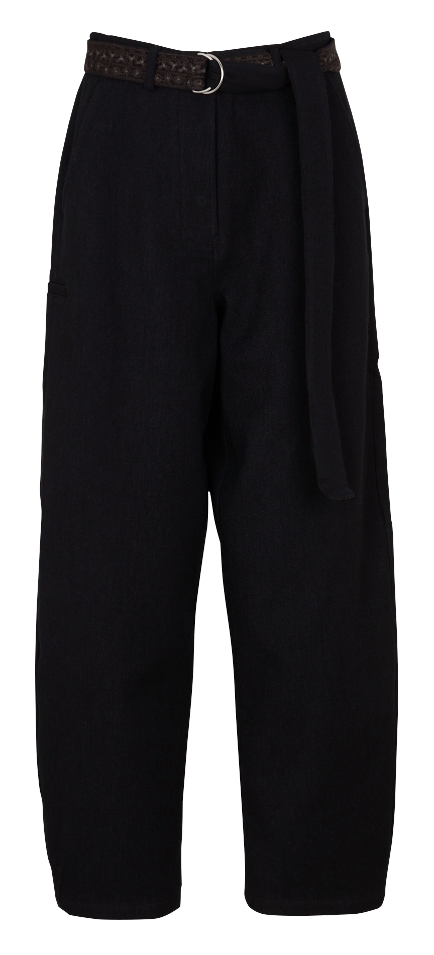 Wide-leg cotton-blend pants ANTIK BATIK Grey