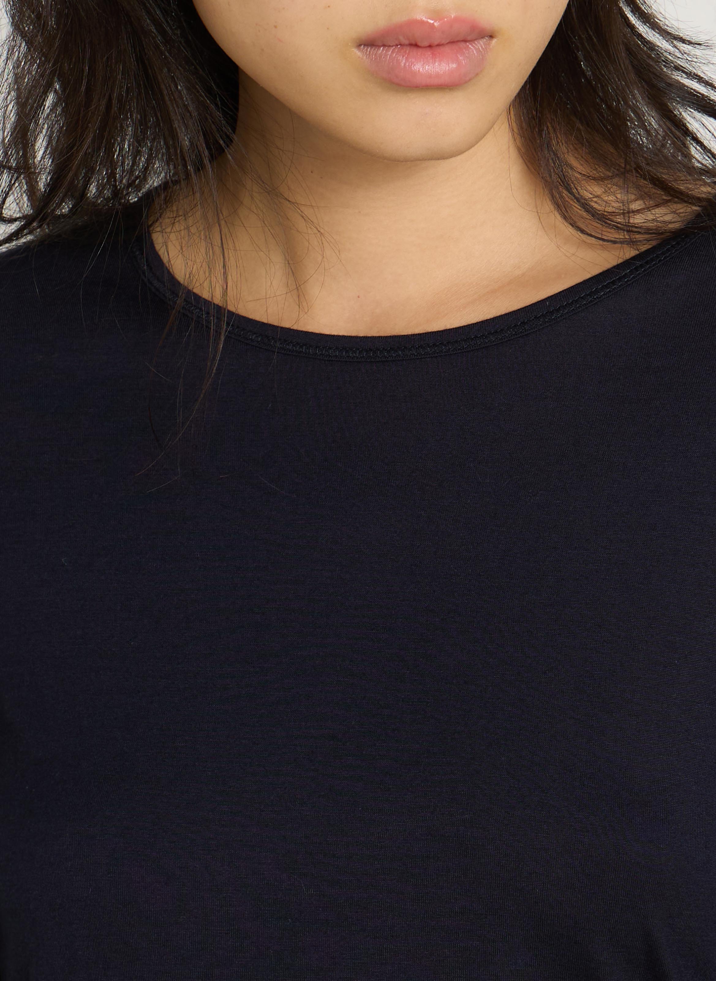Langarmshirt mit Rundhalsausschnitt NICE THINGS Blau