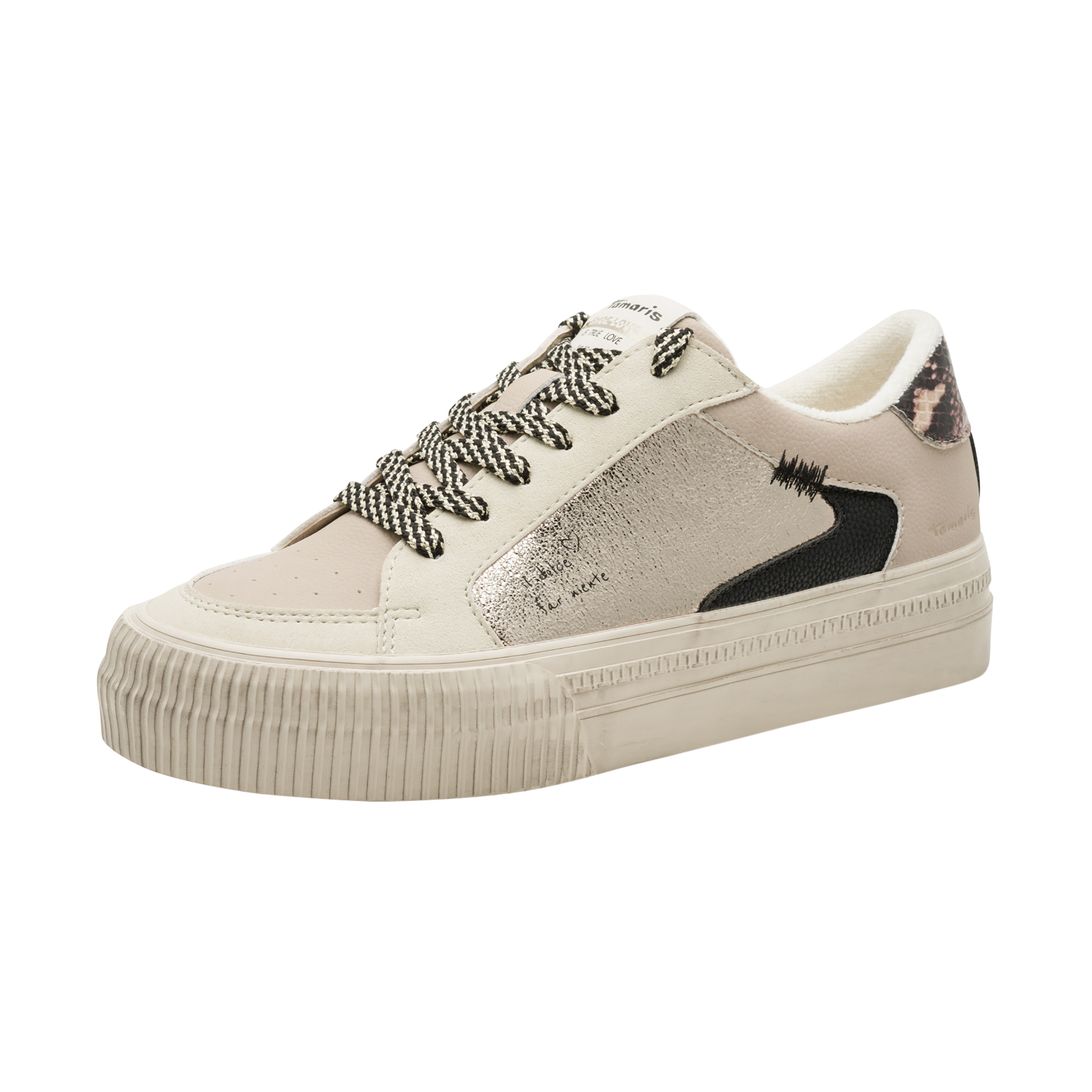 Lace-up sneakers TAMARIS Brown