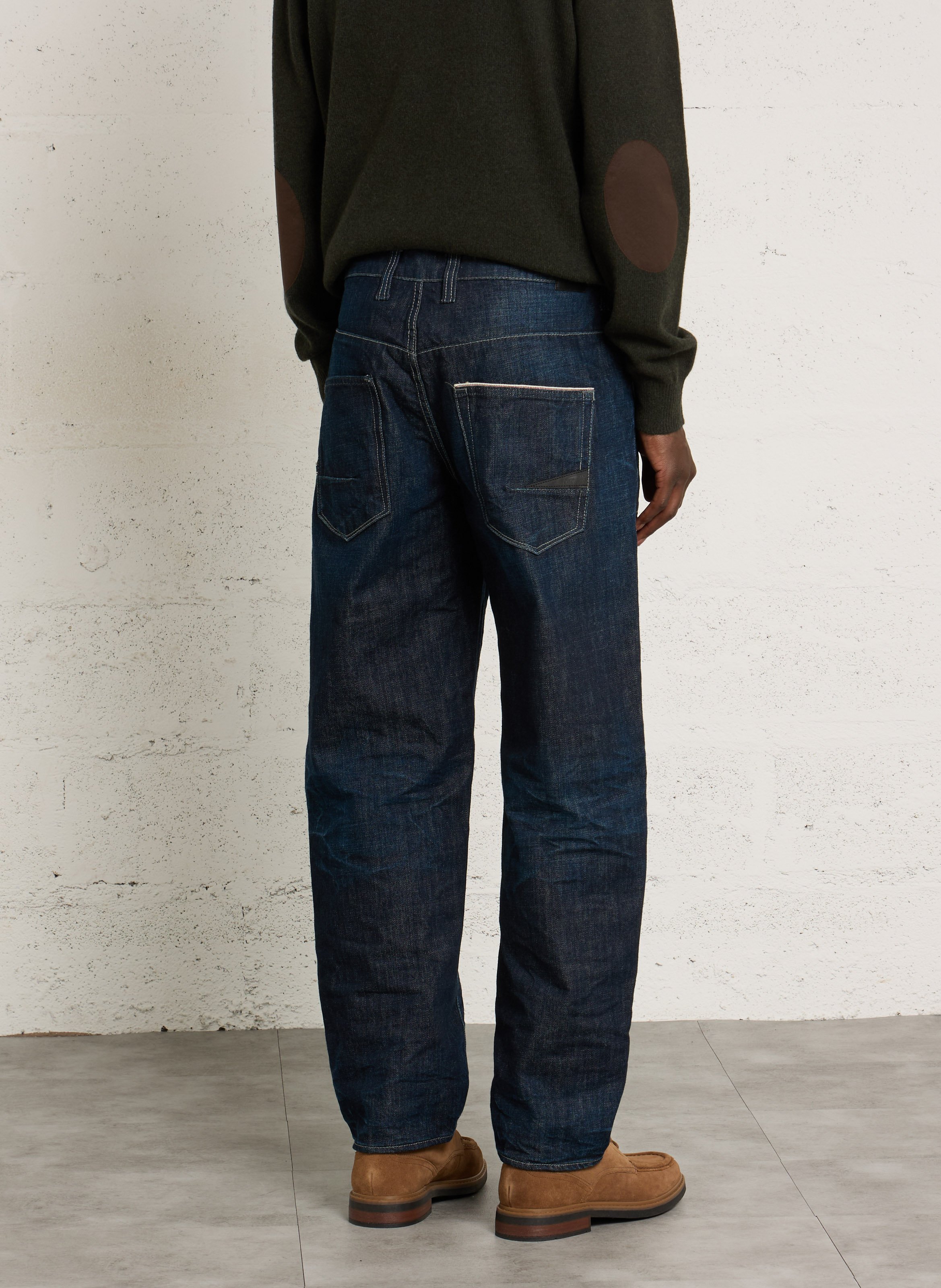 Straight Cut Jeans aus Baumwolle LE TEMPS DES CERISES Blau