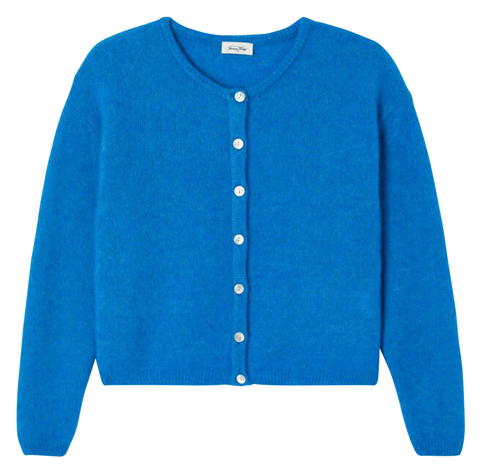 Ruimvallend vest met ronde hals - wolblend VITOW Curacao chine