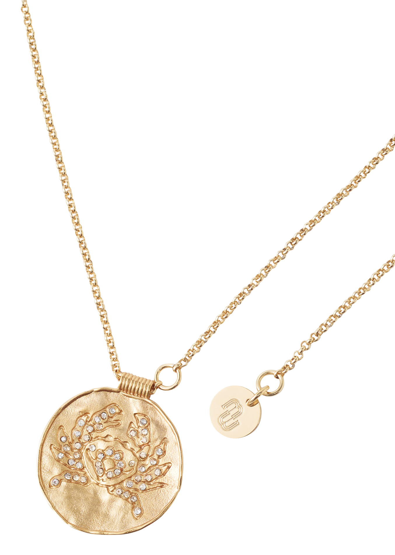 Halssnoer met medaillon met sterrenbeeld MAJE Goudkleurig