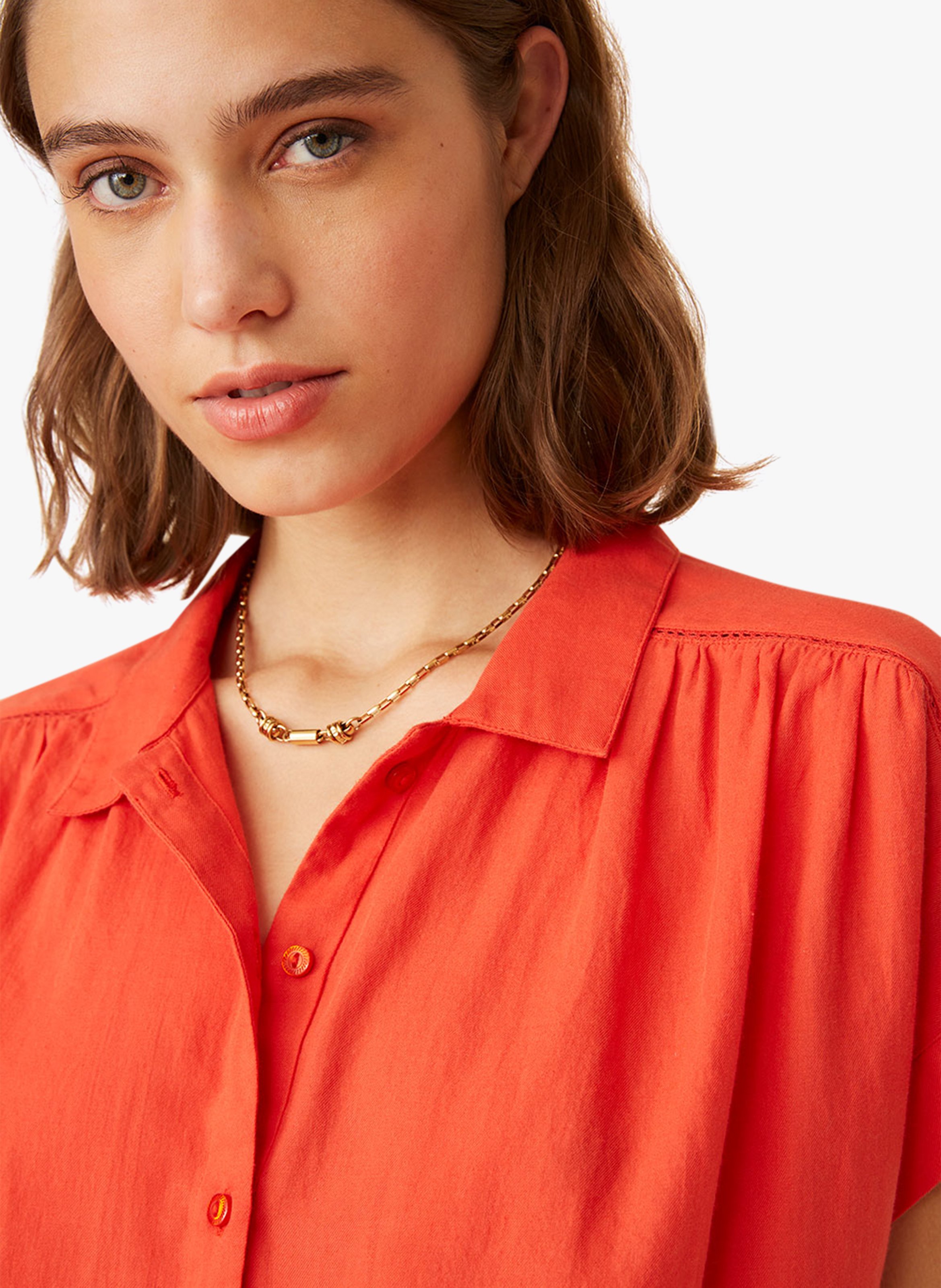 Chemisier Femme Coton Manches Longues - Imprimé Bohème Tunique Élégante - Taille Grande - Style Décontracté