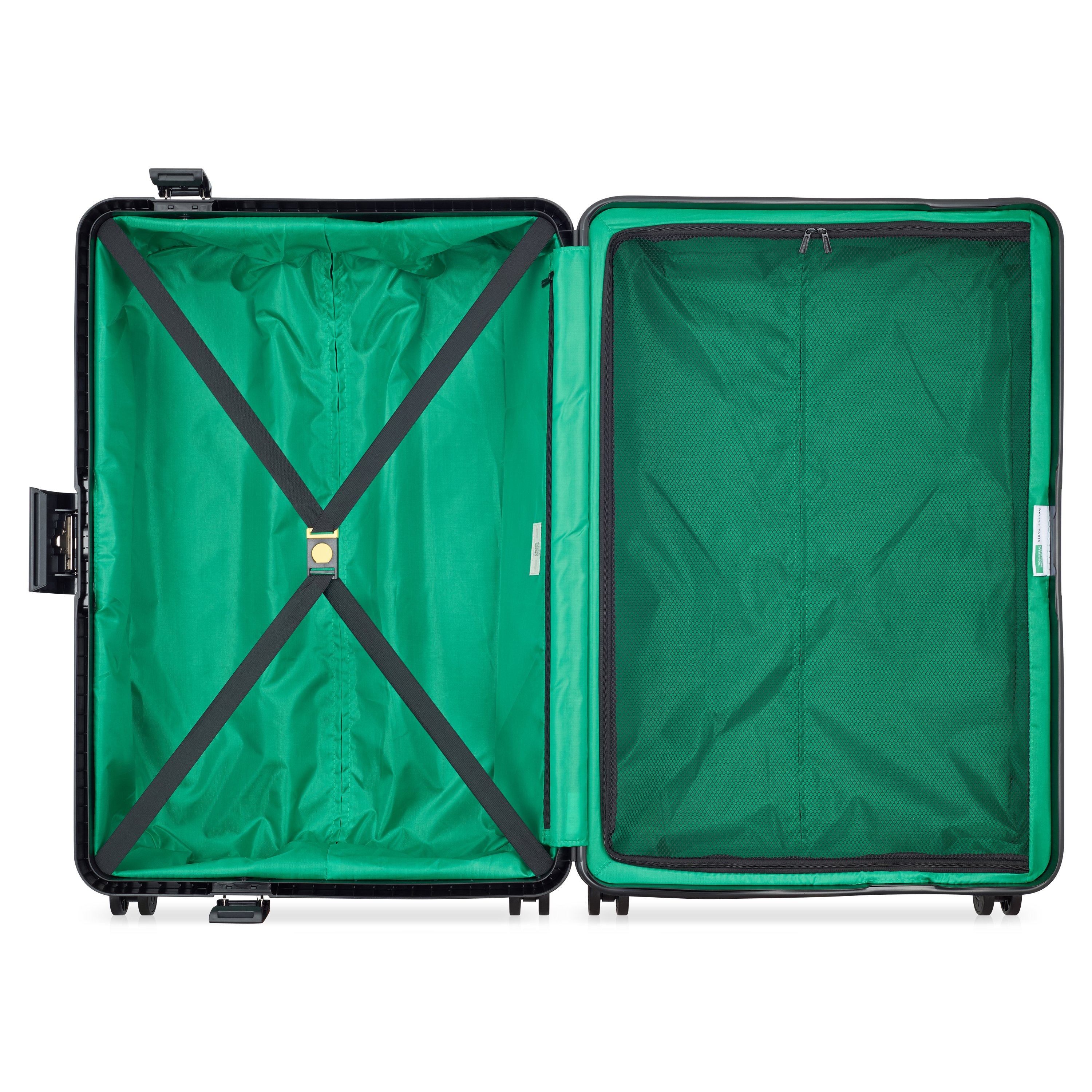 Rigid hold suitcase Black