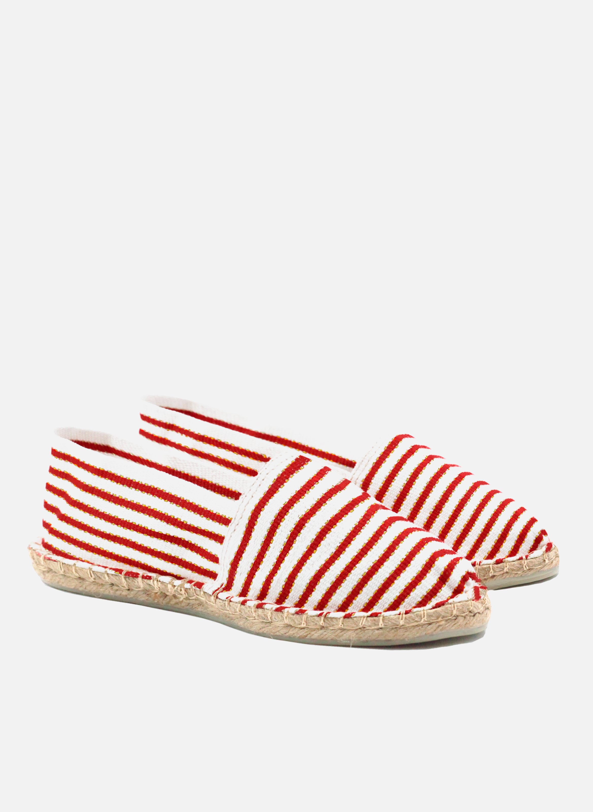Cotton canvas espadrilles JULES & JENN Red