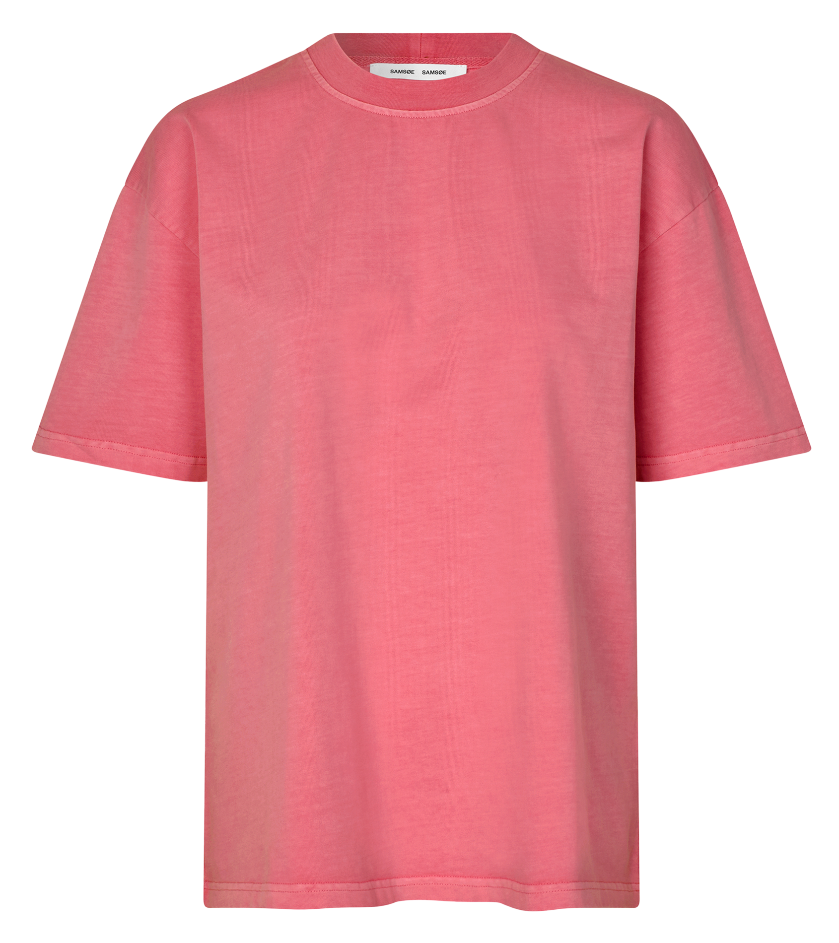 Oversized T-shirt van biokatoen SAMSOE SAMSOE Roze