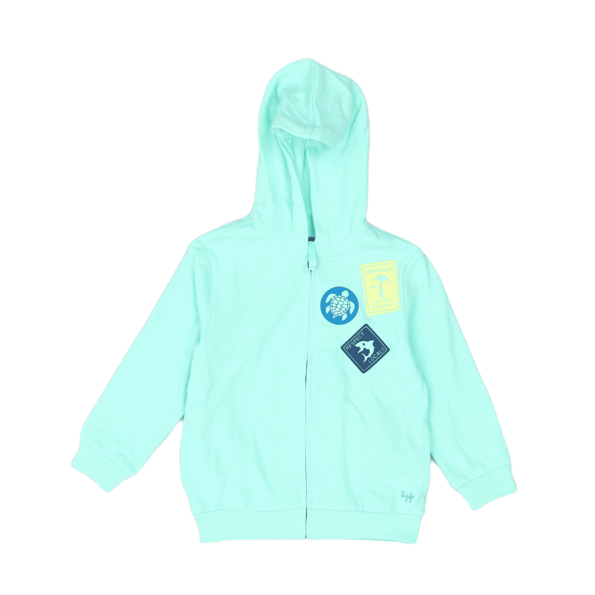 Green child sweatshirt - 4 years IL GUFO - Seconde main Green