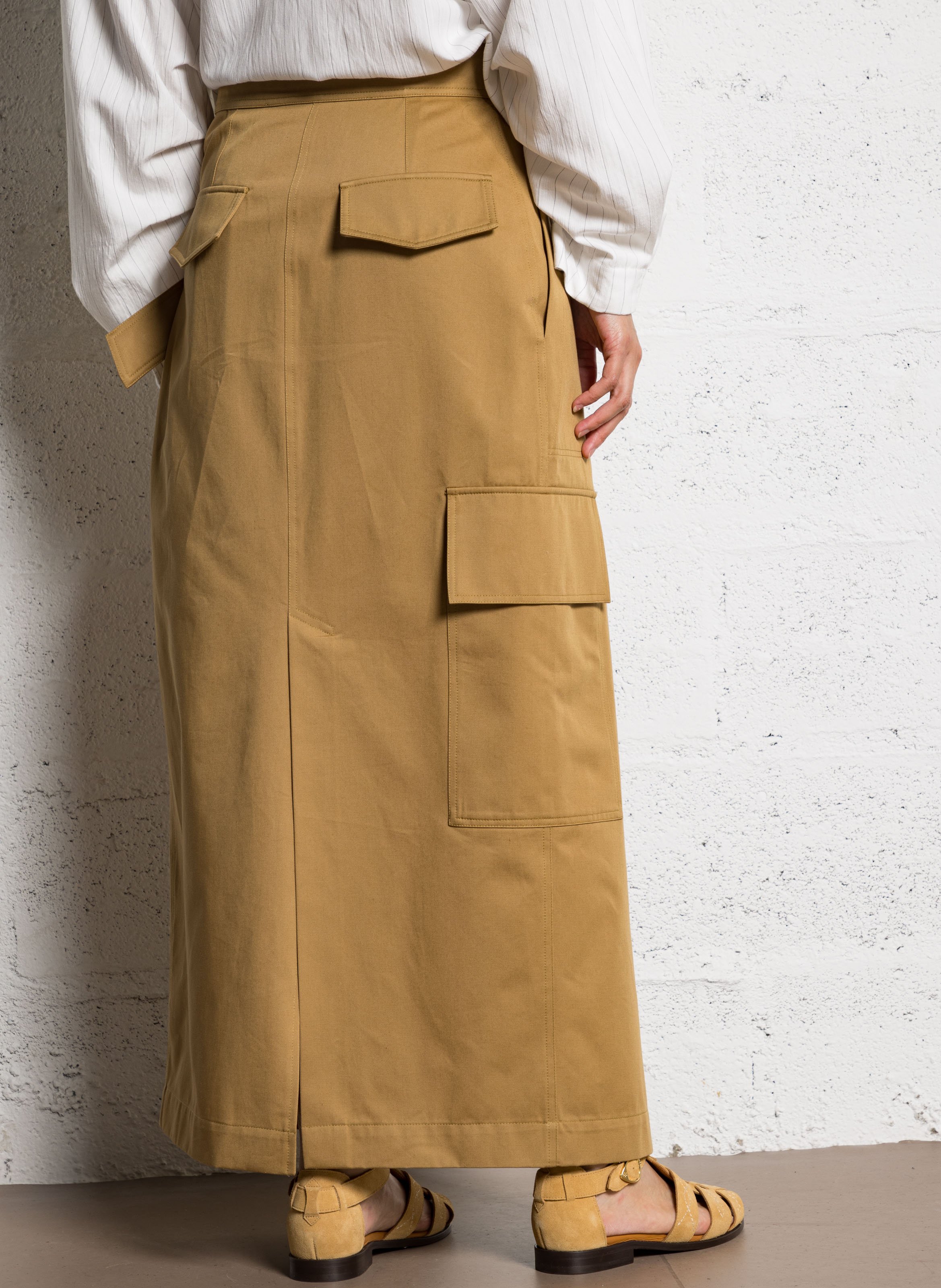 スカート Margaux Lonnberg Brown Jagger midi skirt Margaux Lönnberg Brown Jagger midi skirt | TheDoubleF