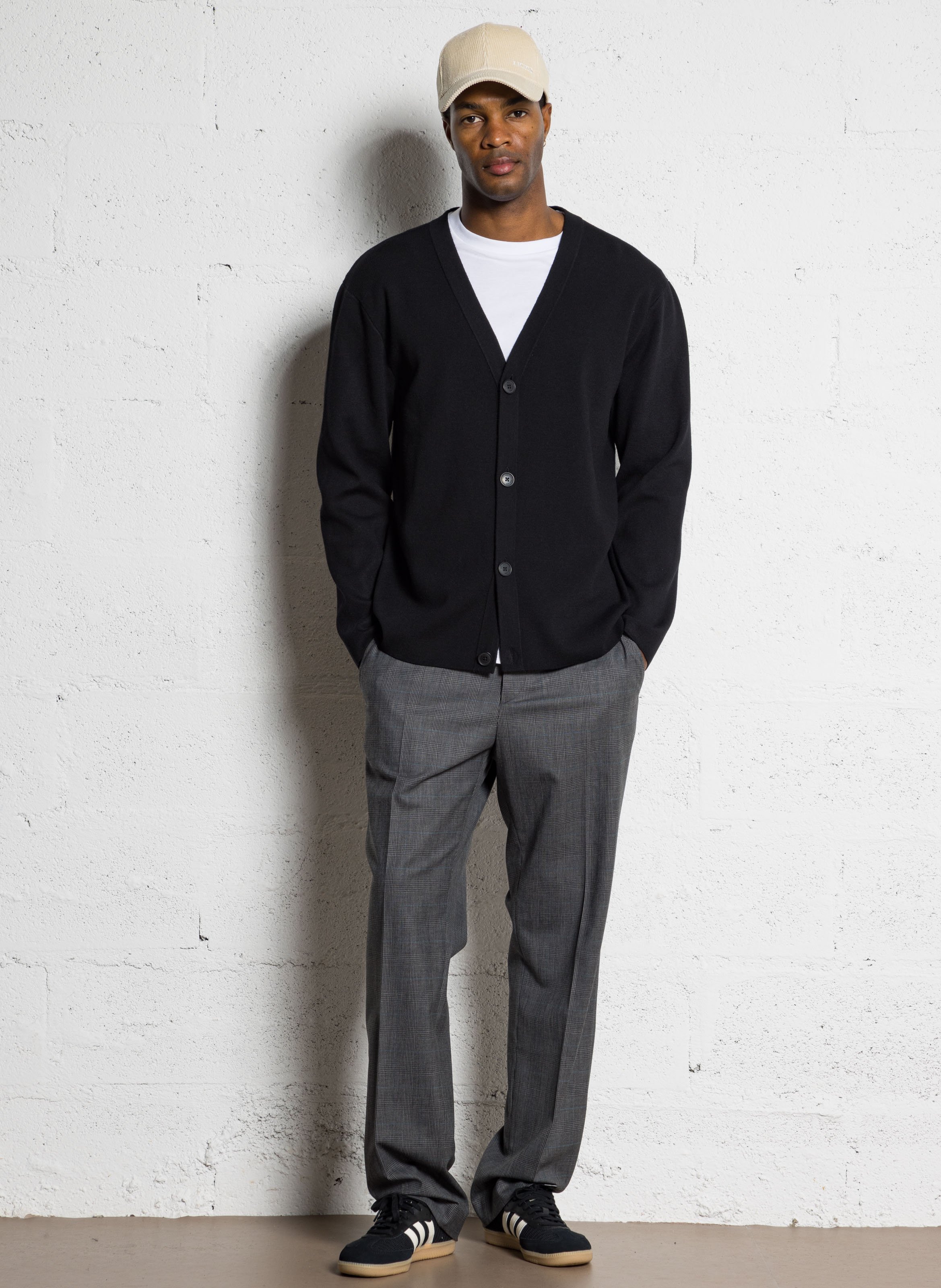 Cardigan mit V-Ausschnitt IKKS Schwarz