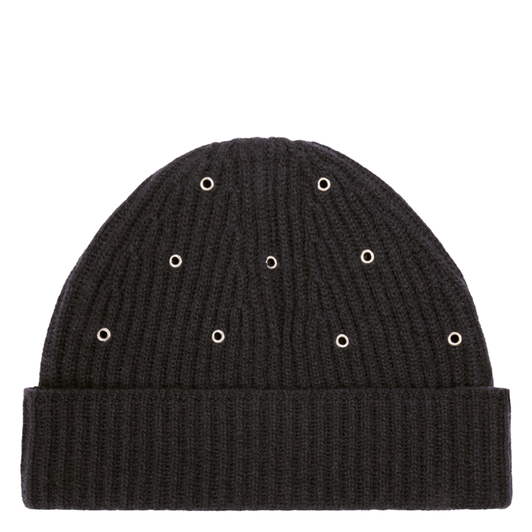 Bonnet à œillets en laine et cachemire ROSEANNA Bleu