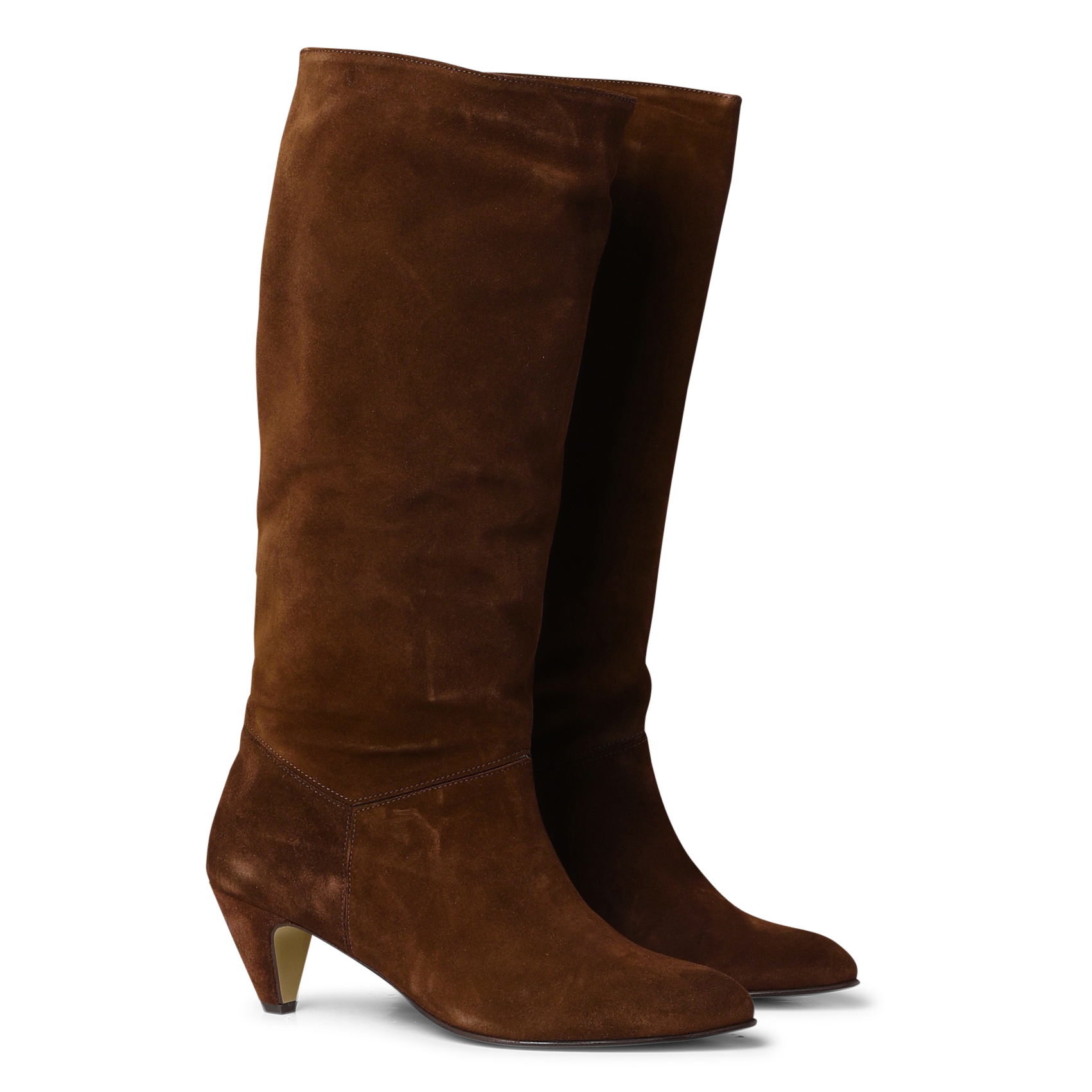 Bottes en cuir ANONYMOUS COPENHAGEN Marron