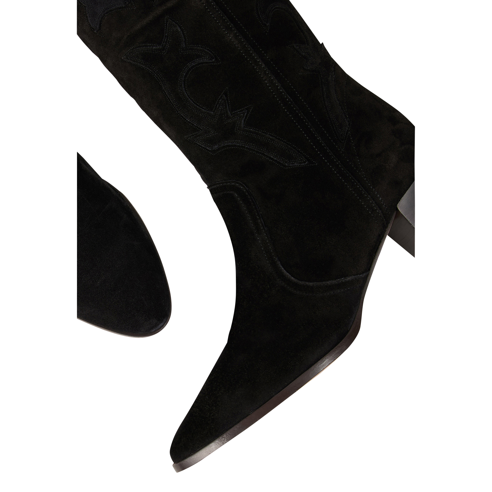 Bottes en cuir BA&SH Noir