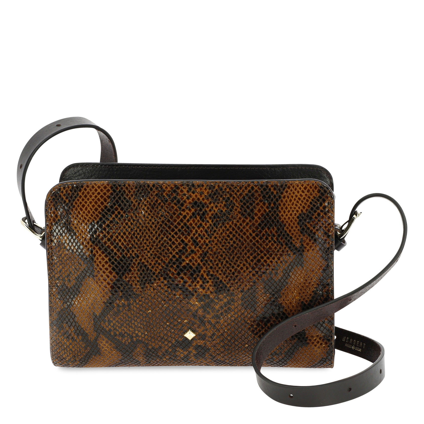 Brieftasche aus Leder HERBERT FRERE SOEUR Braun