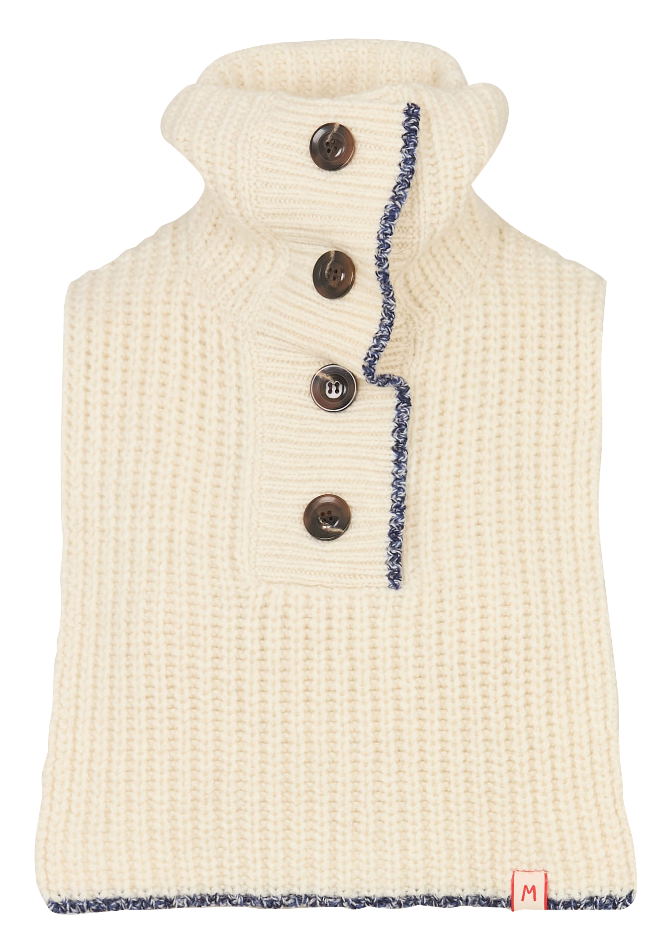 Removable wool high neck MOISMONT Beige