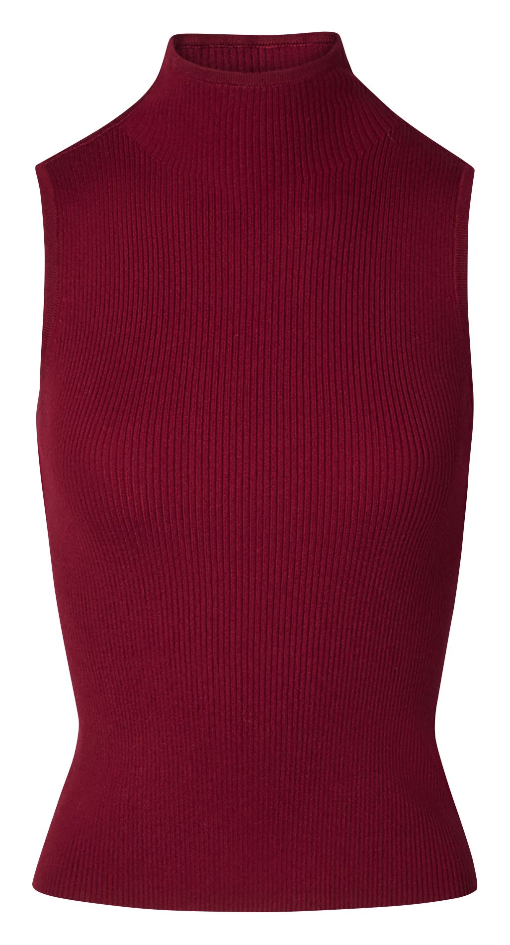 Slim-fit knit top ZAPA Red
