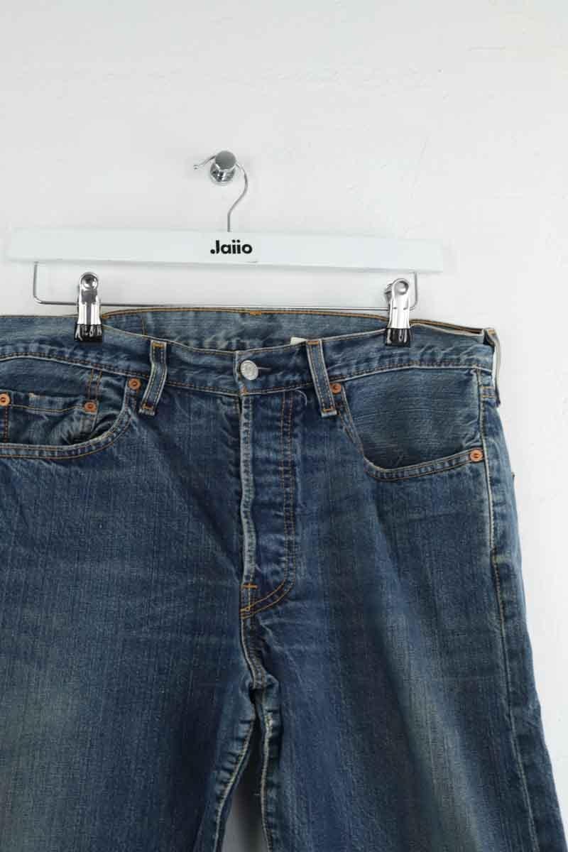 501? straight cotton jeans LEVI'S - Seconde main Blue