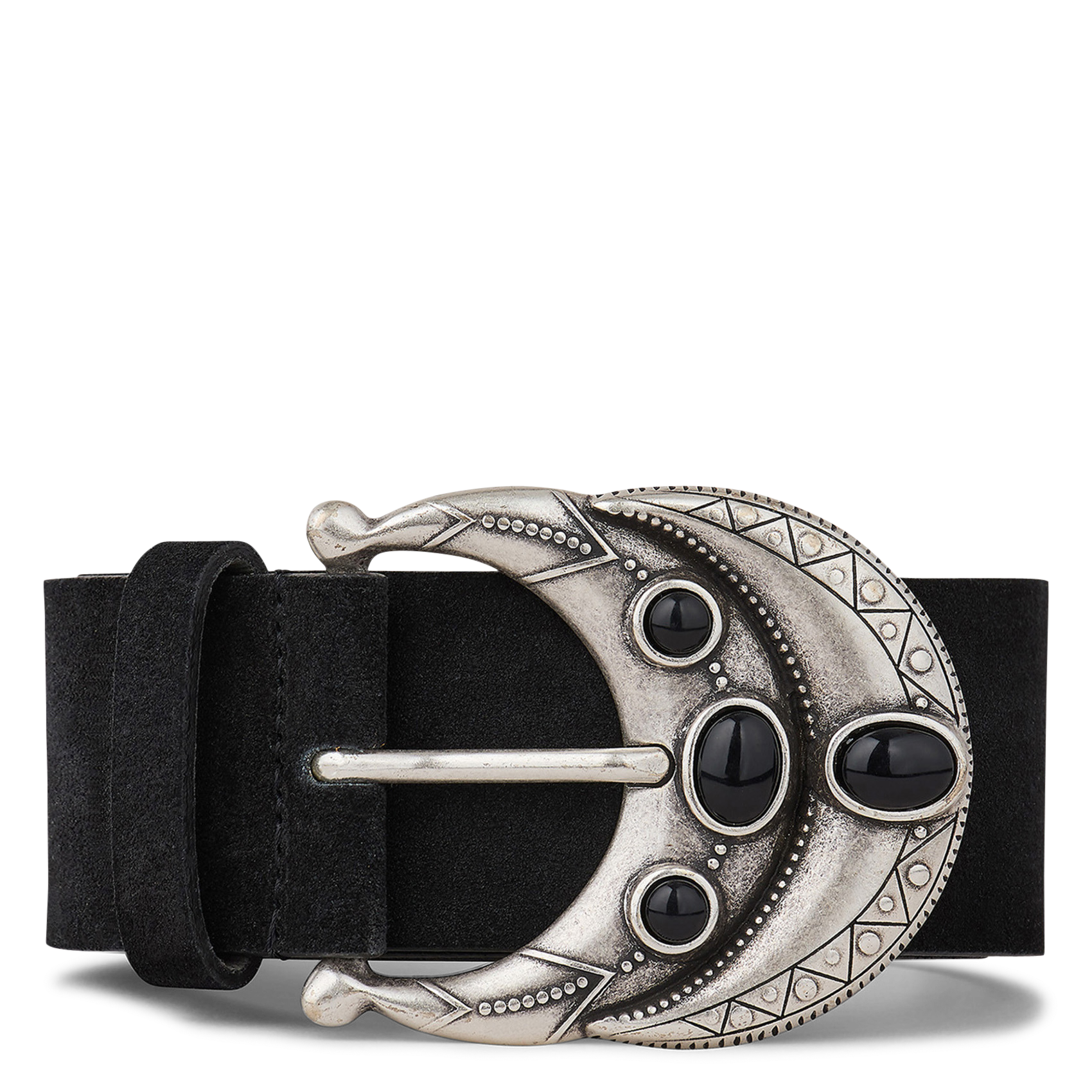 Ceinture en cuir BA&SH Noir