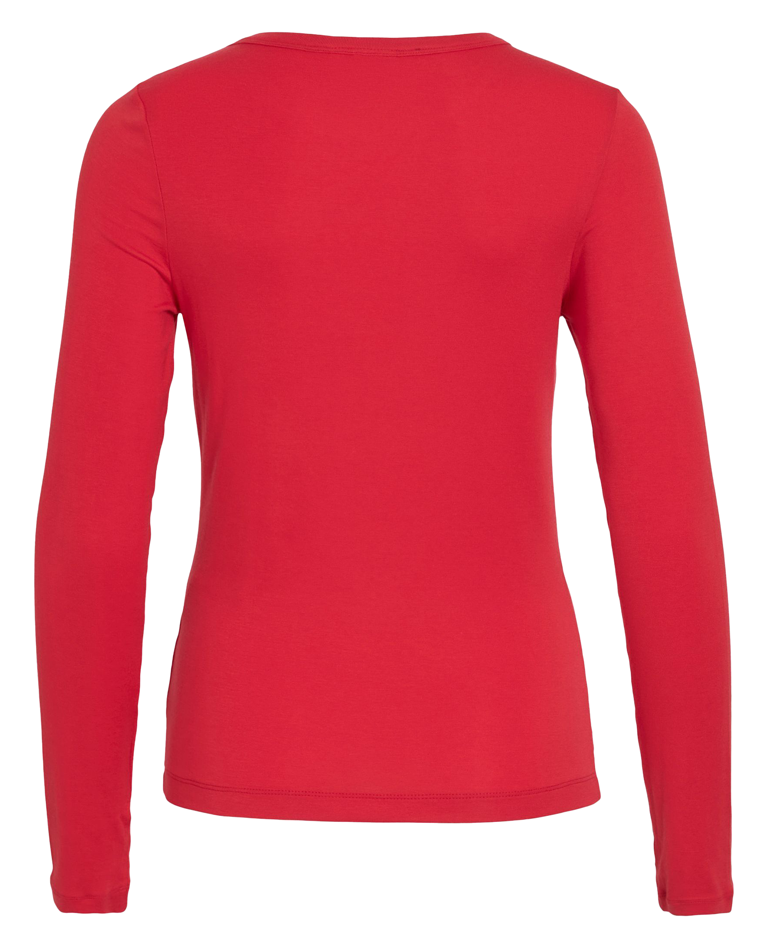 Tee-shirt ajusté col rond ROUGE EDIT Rouge