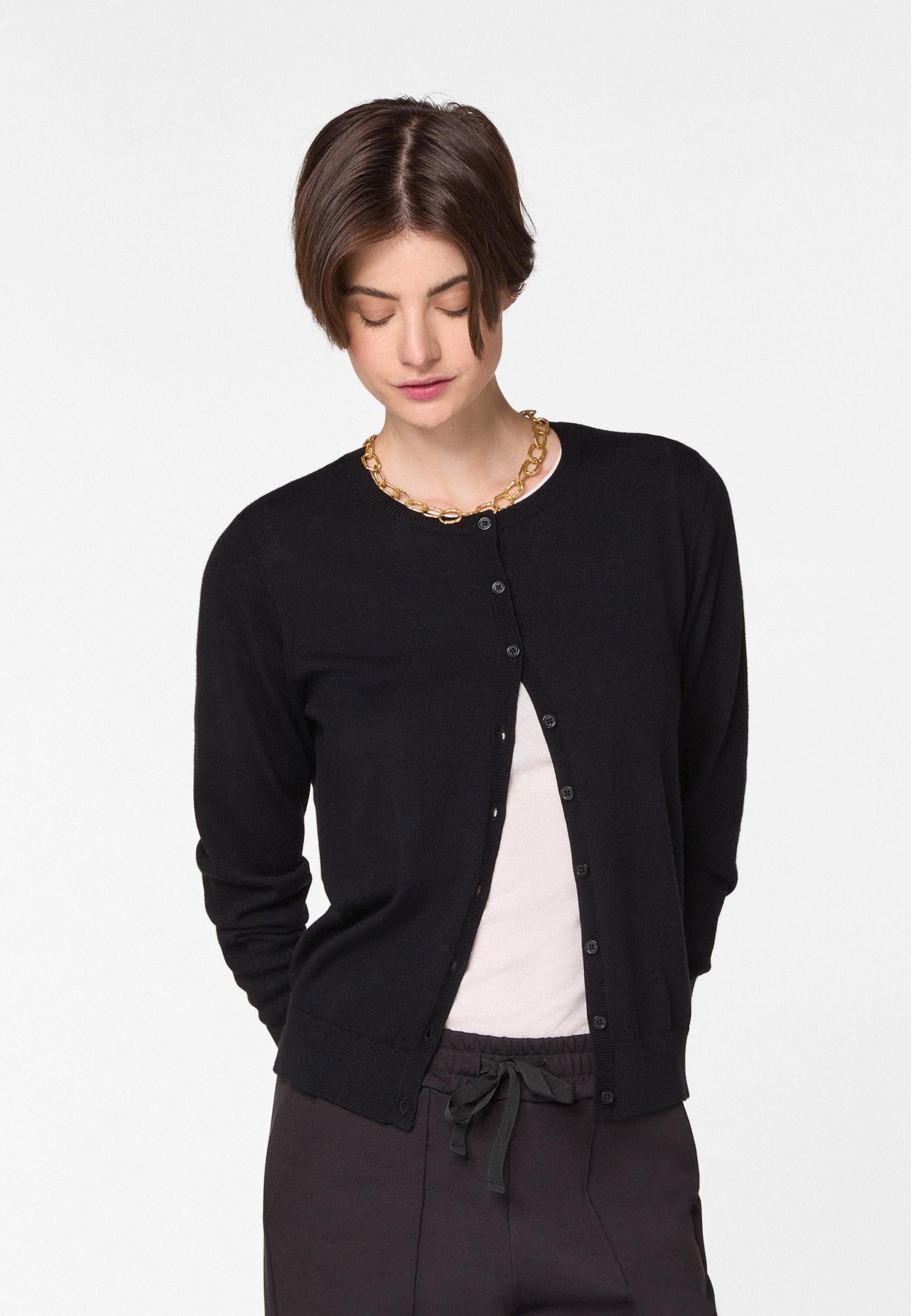 Merino wool cardigan RODIER Black