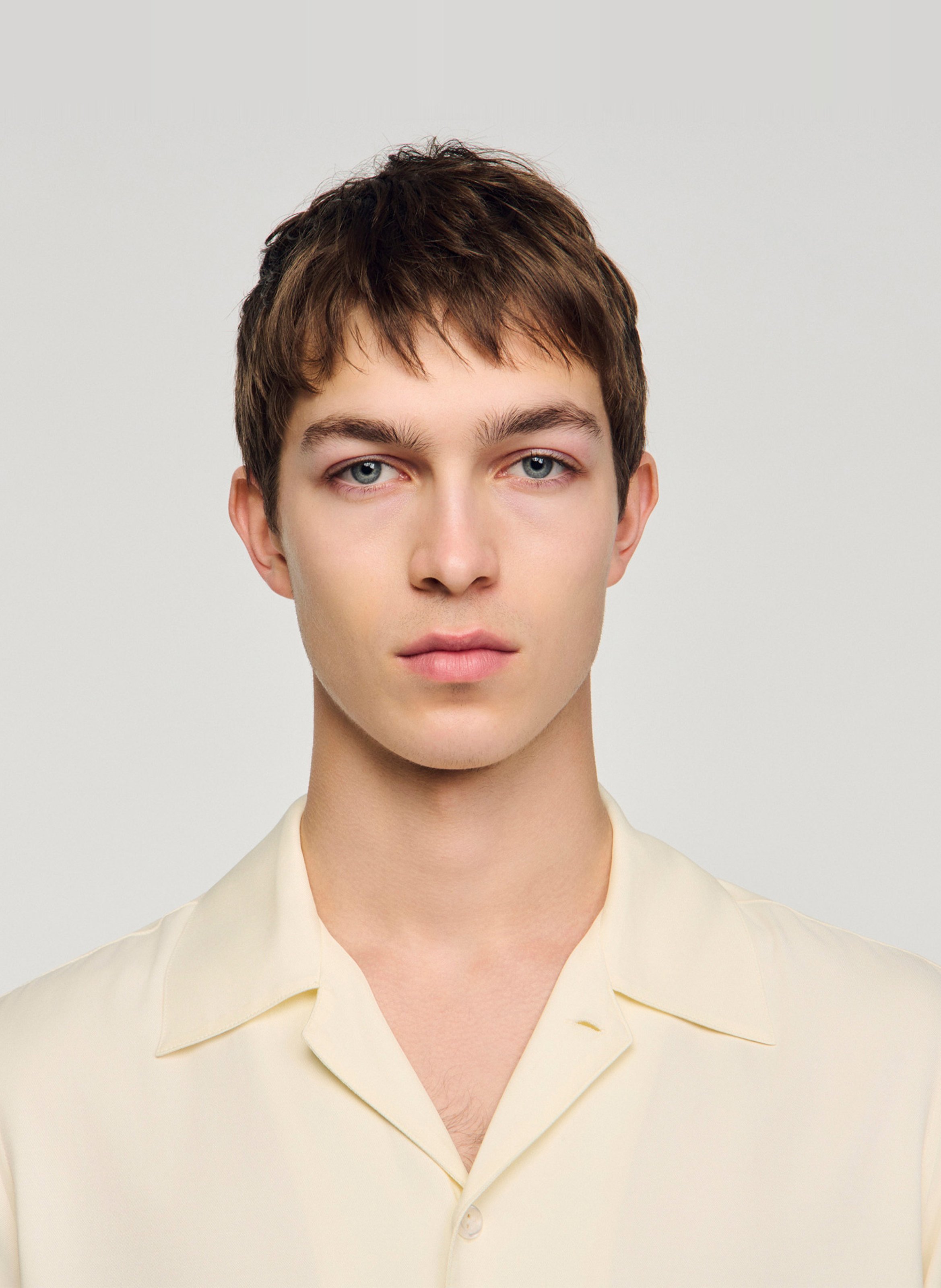 Chemise fluide regular-fit  Blanc