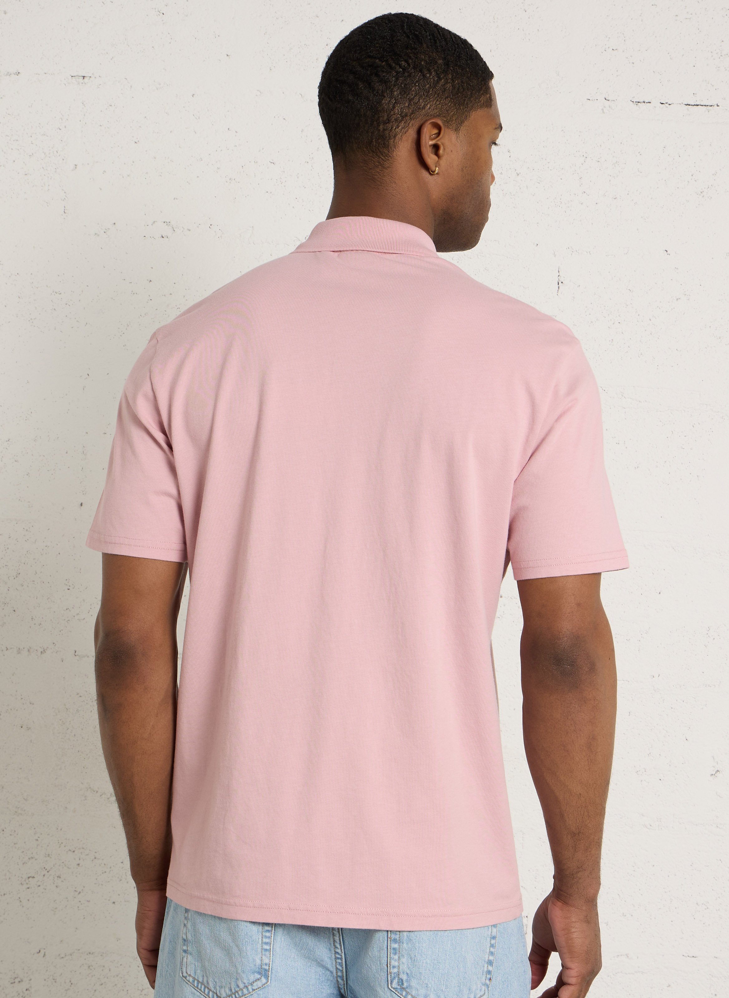 Regular-fit cotton polo shirt NAPAPIJRI Pink